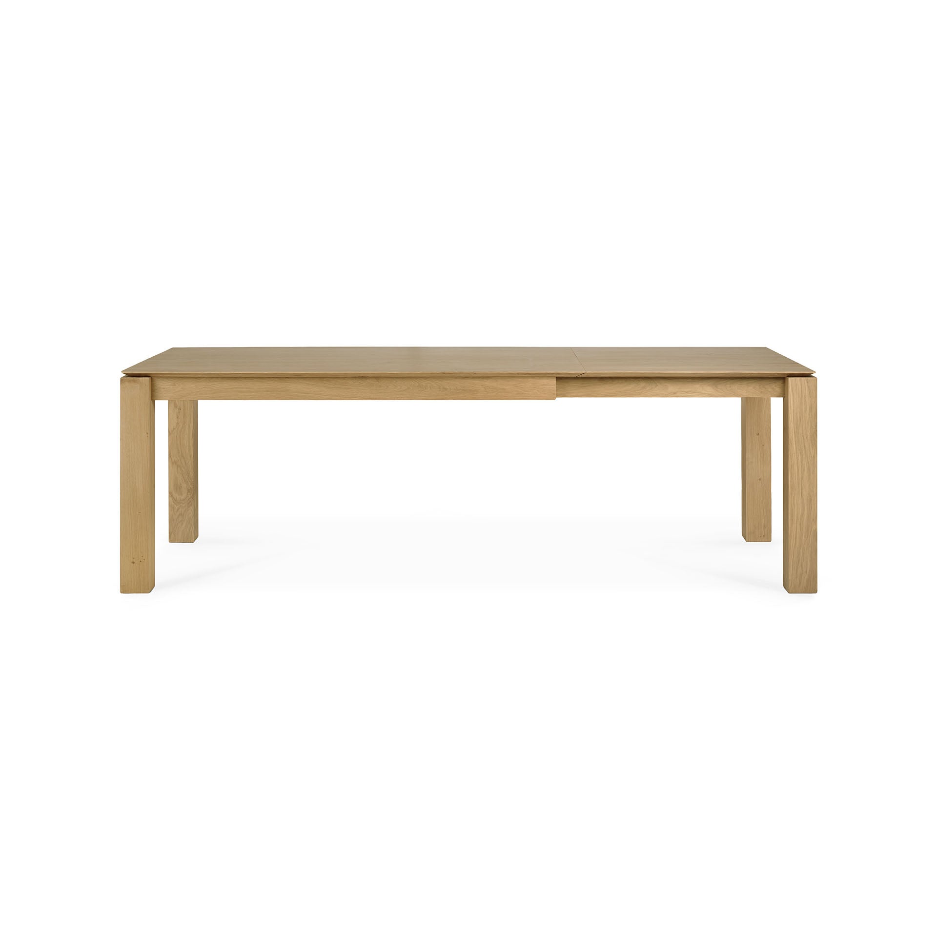 Slice Extendable Dining Table, Oak, 63"/ 94.5"