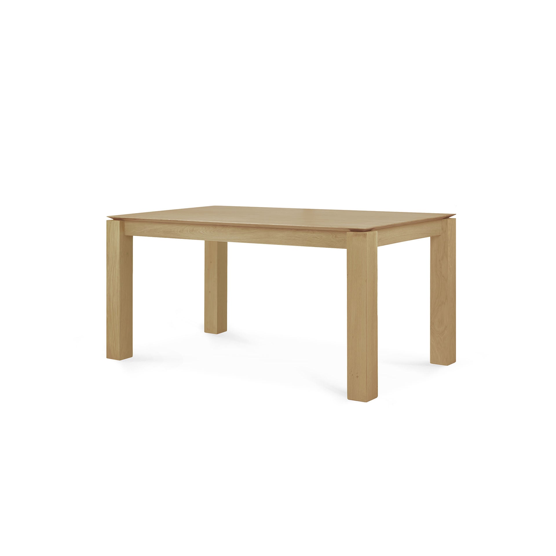 Slice Extendable Dining Table, Oak, 63"/ 94.5"
