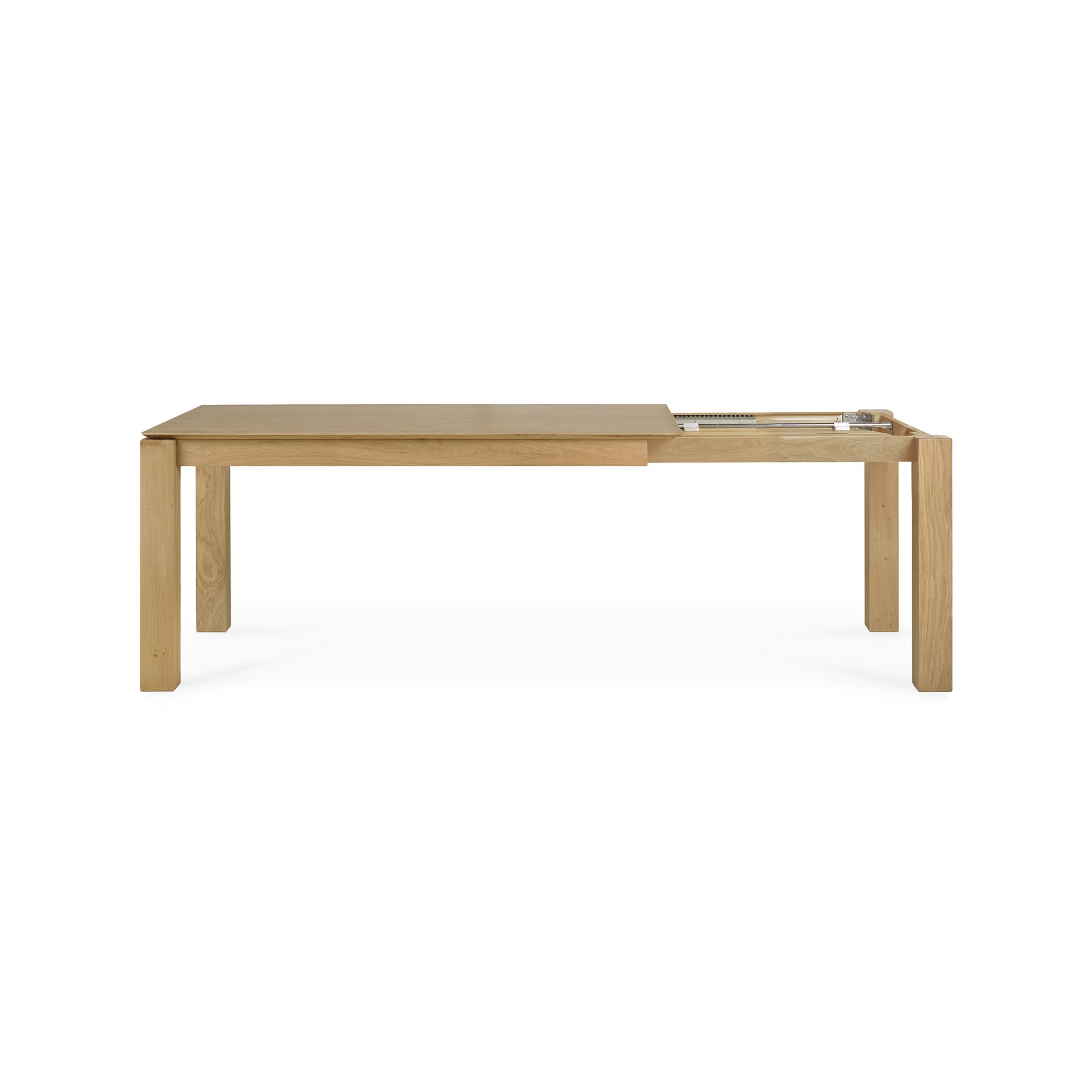 Slice Extendable Dining Table, Oak, 63"/ 94.5"