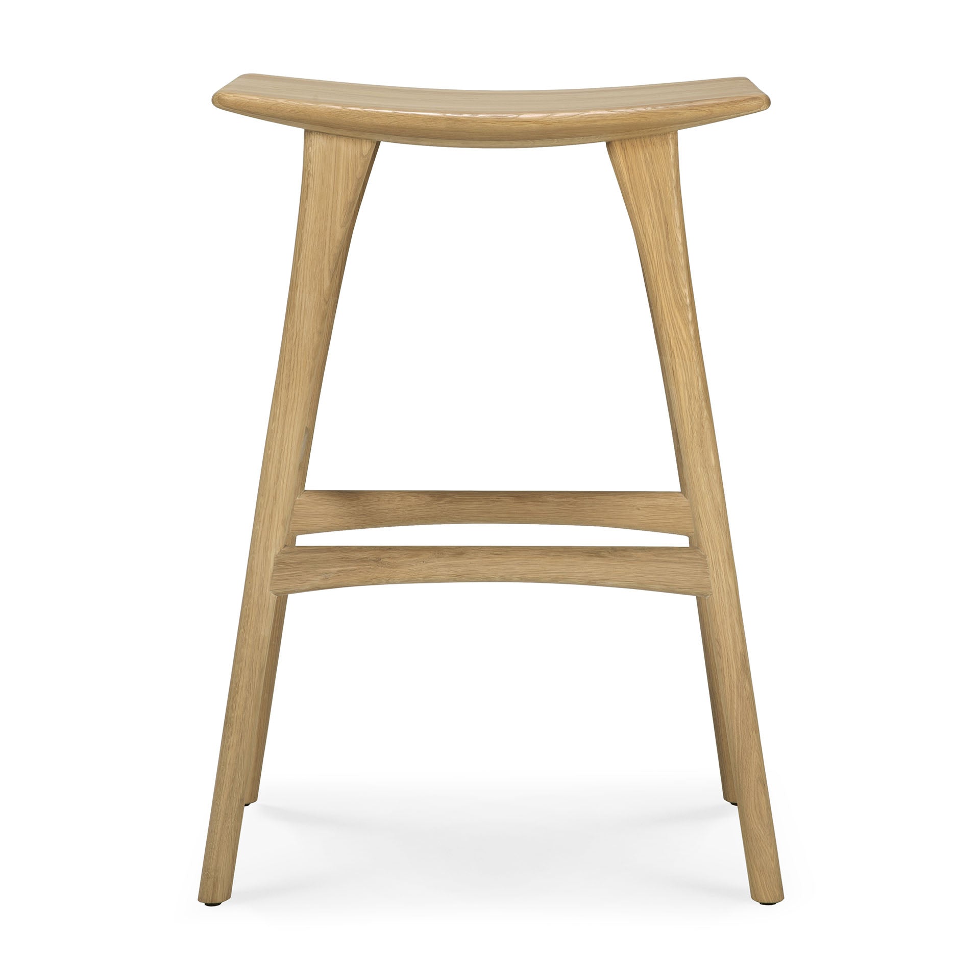 Osso Bar Stool, Varnished Oak