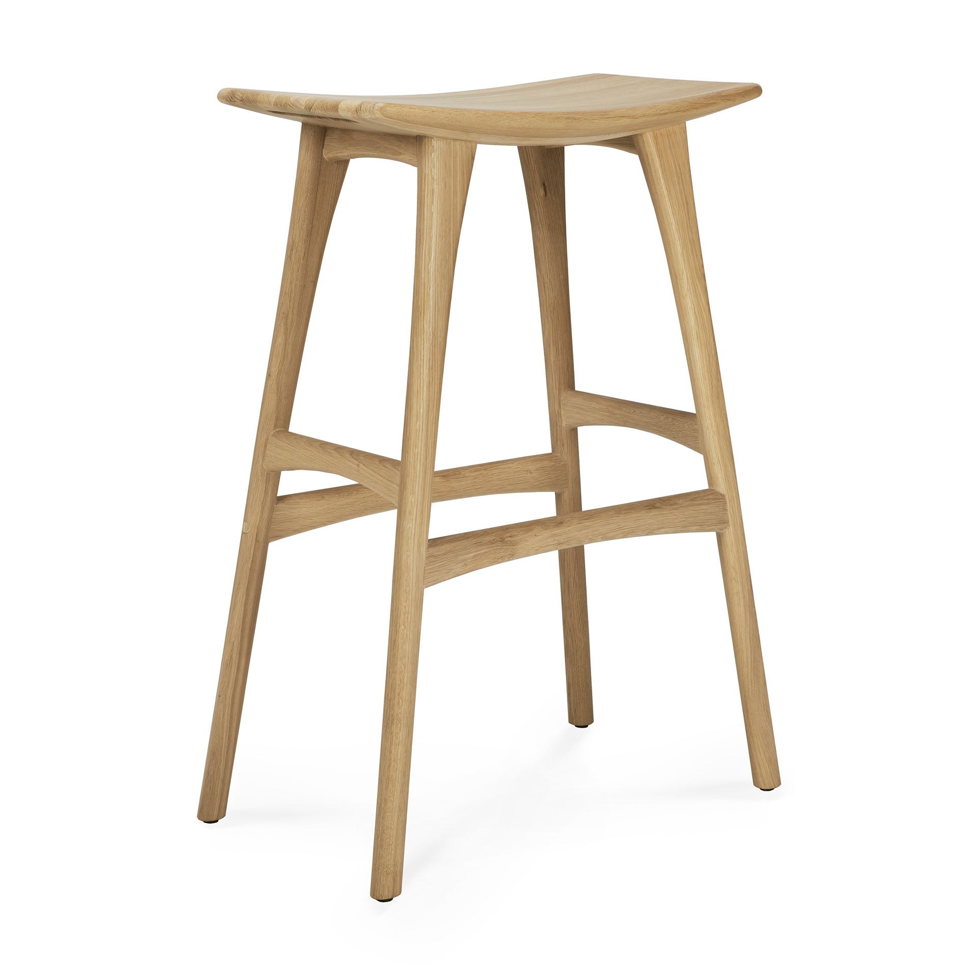 Osso Bar Stool, Varnished Oak
