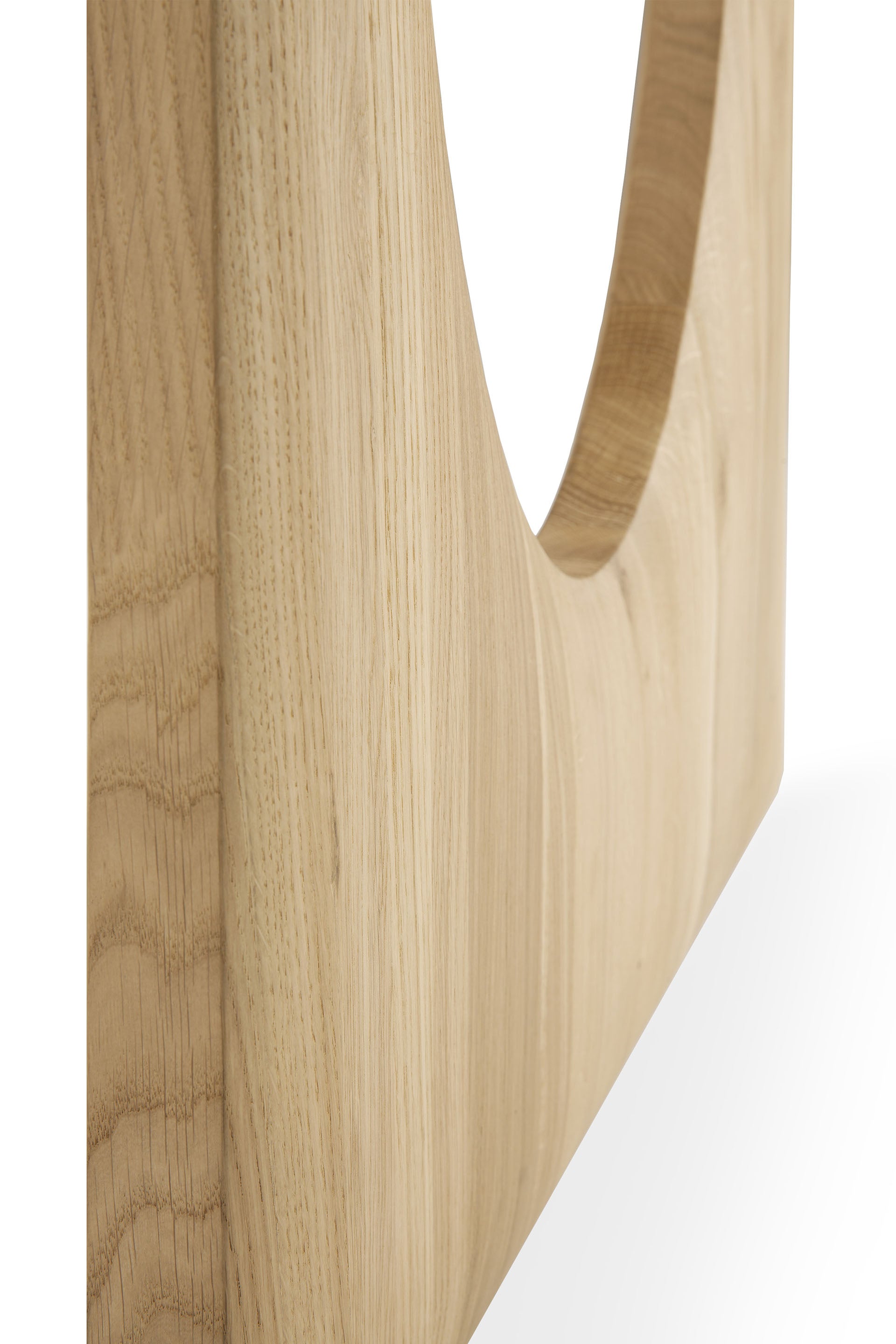 Geometric Oak Dining Table, 87"