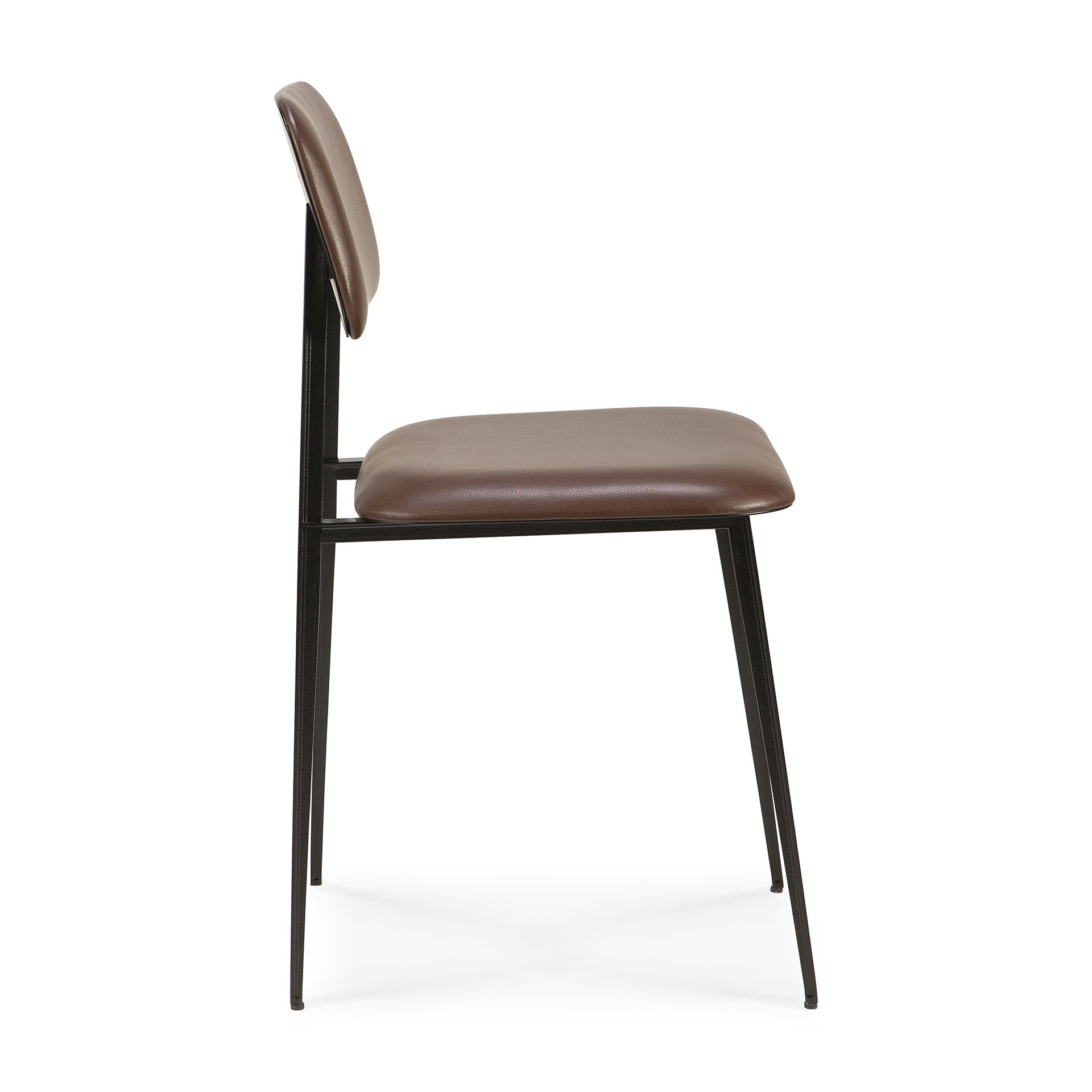 DC Leather Dining Chair, Chocolate