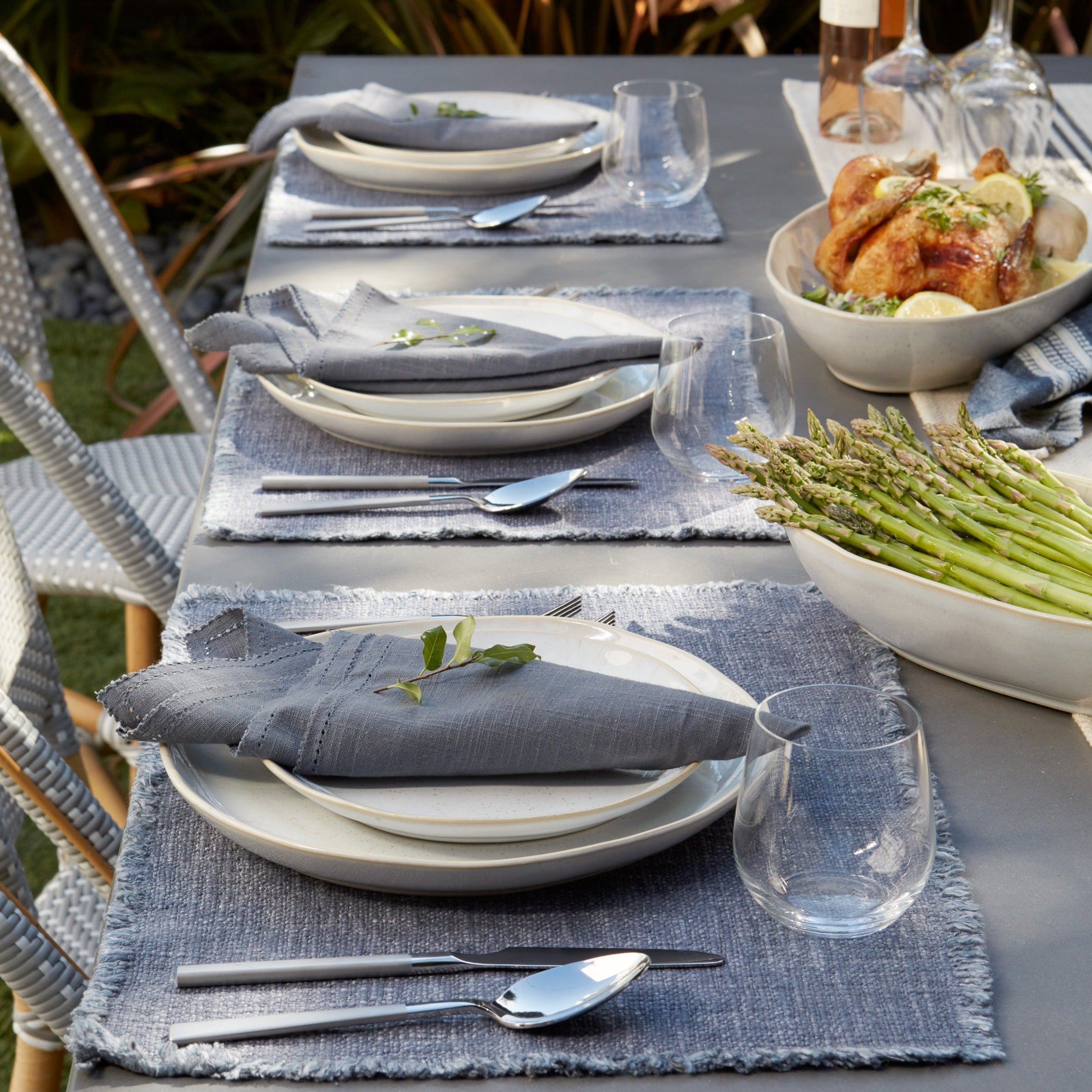 Eivissa Reactive Glaze Oval Baker, Small