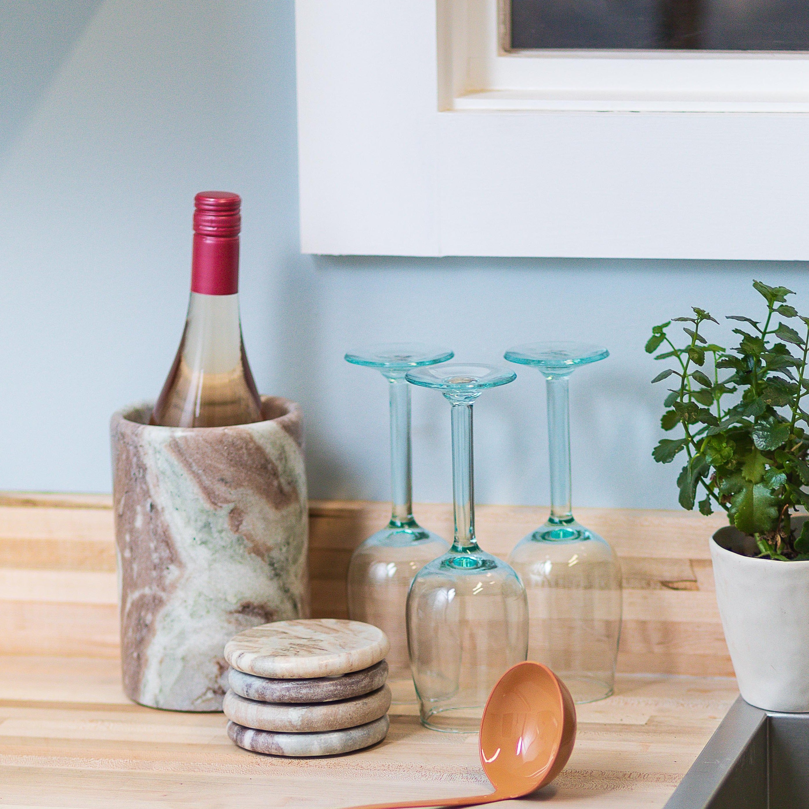 Waterfall Marble Bottle Chiller