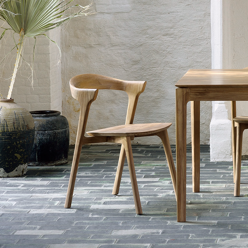 Bok Solid Teak Dining Chair