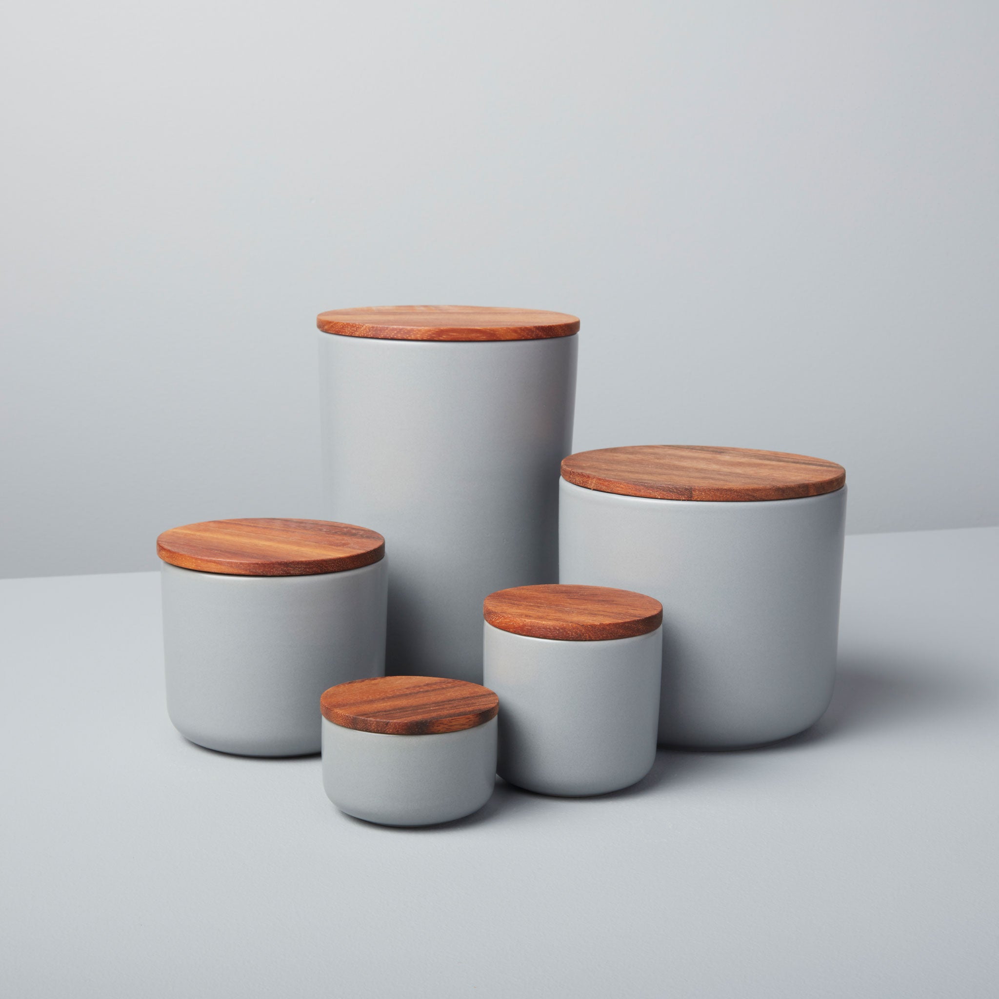 Brampton Stoneware Medium Canister, Storm