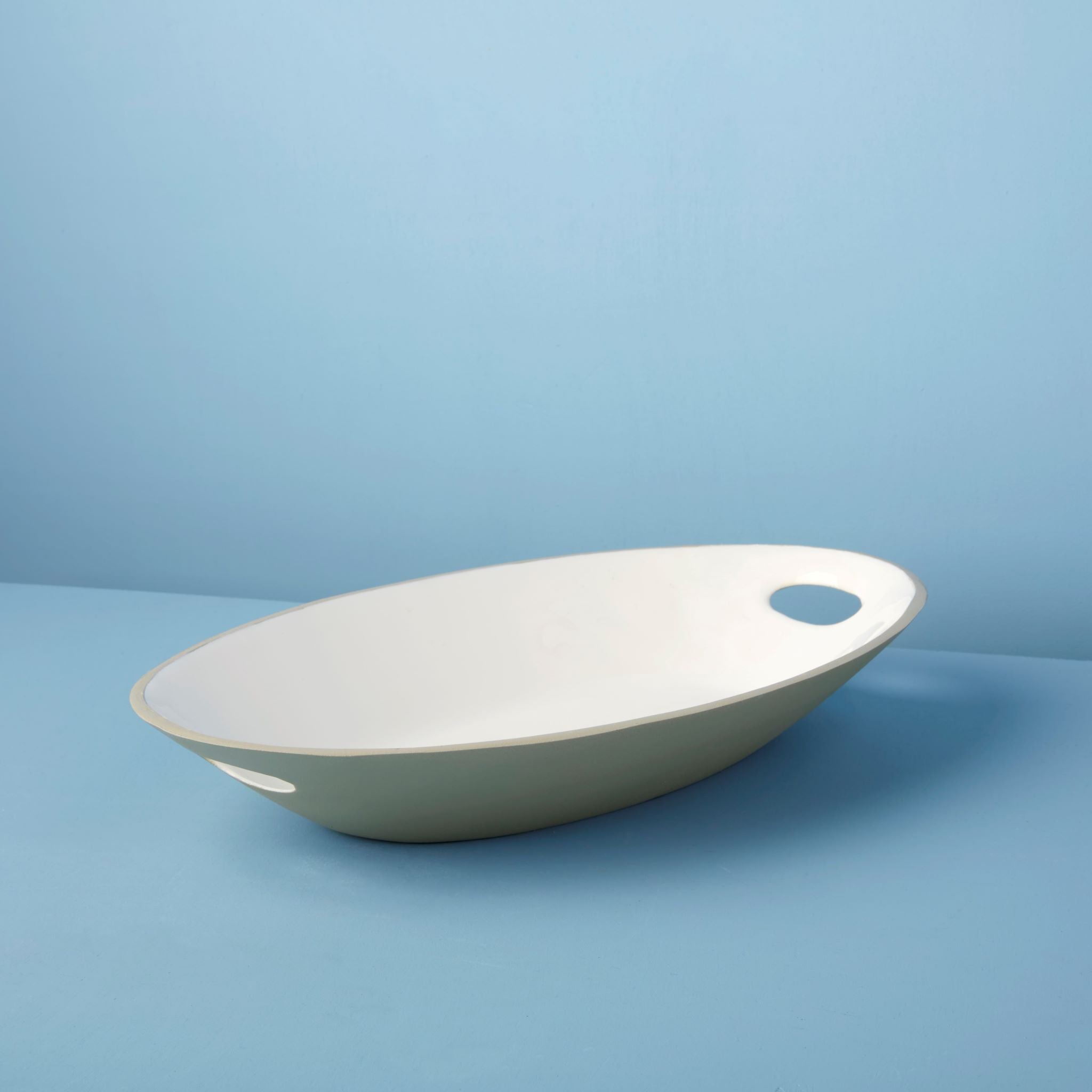 Easton Handled Dish, Dove