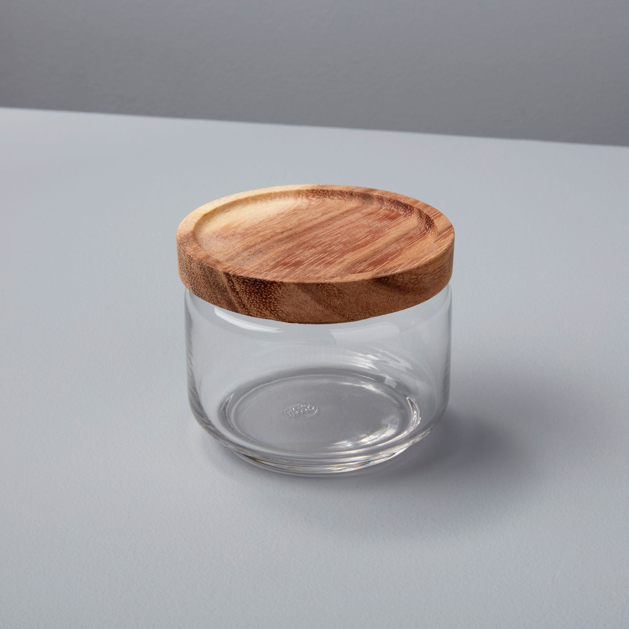 Glass jar, Storage jars, With wooden lids