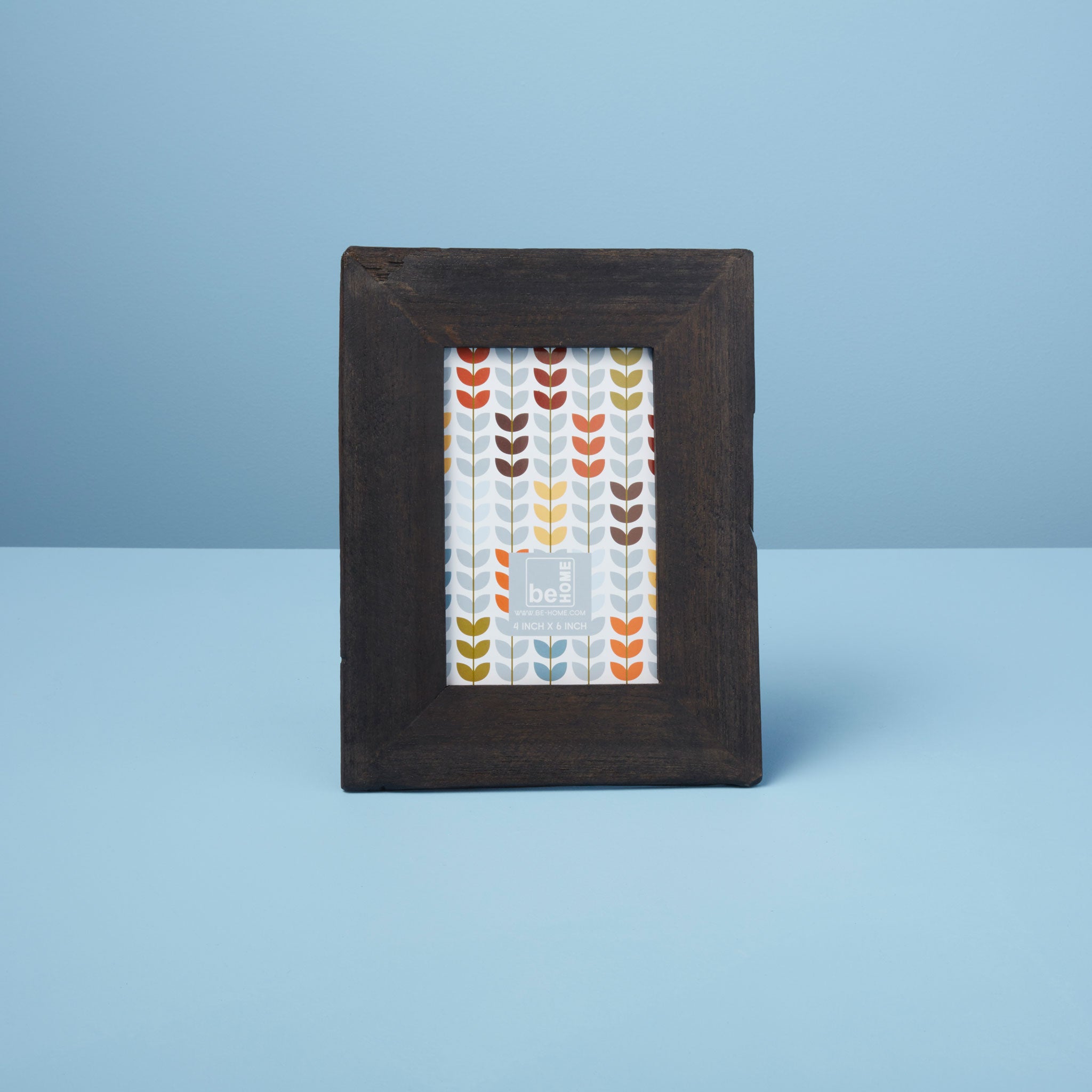 Reclaimed Wood Black Frame, 4" x 6"