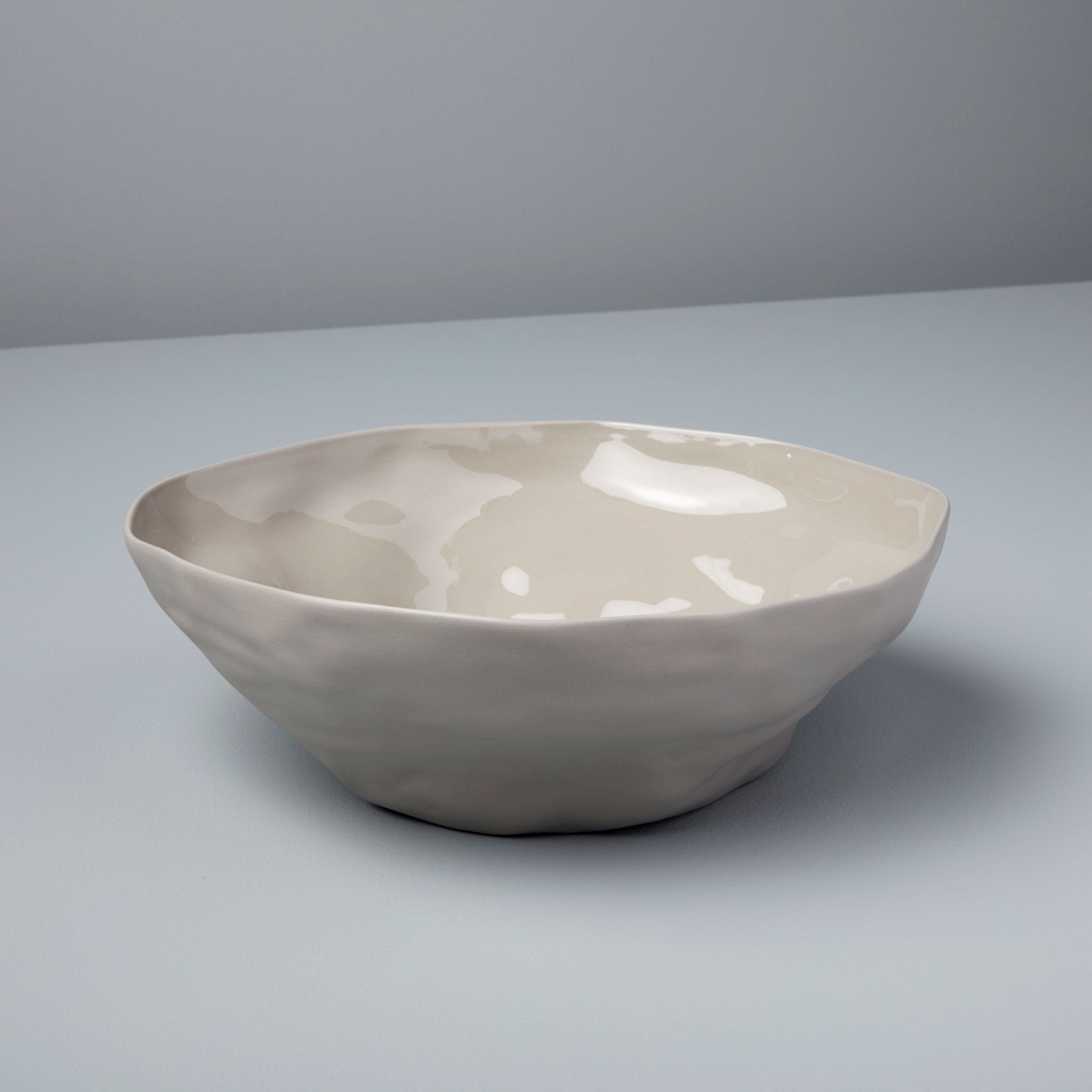 Tam Stoneware Small Serving Bowl, Sterling