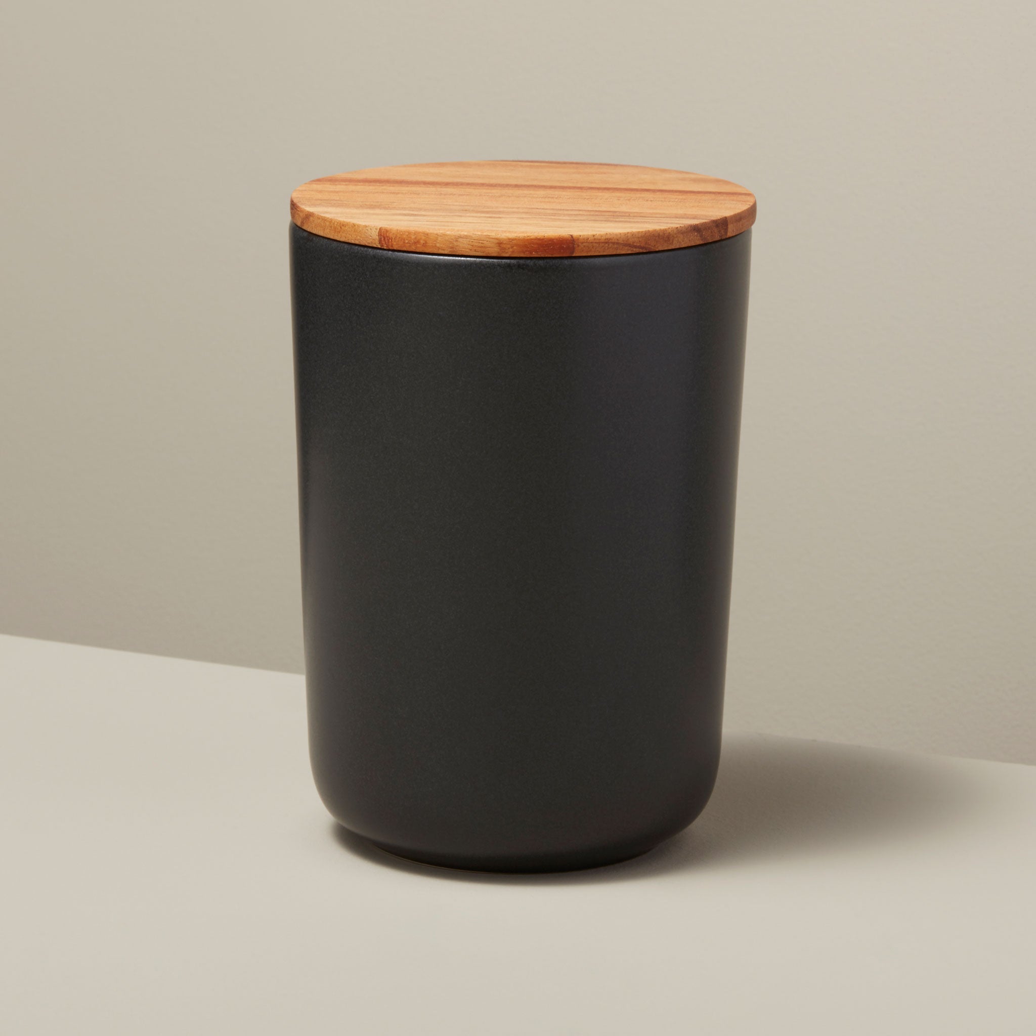 Brampton Stoneware Extra Large Canister, Black