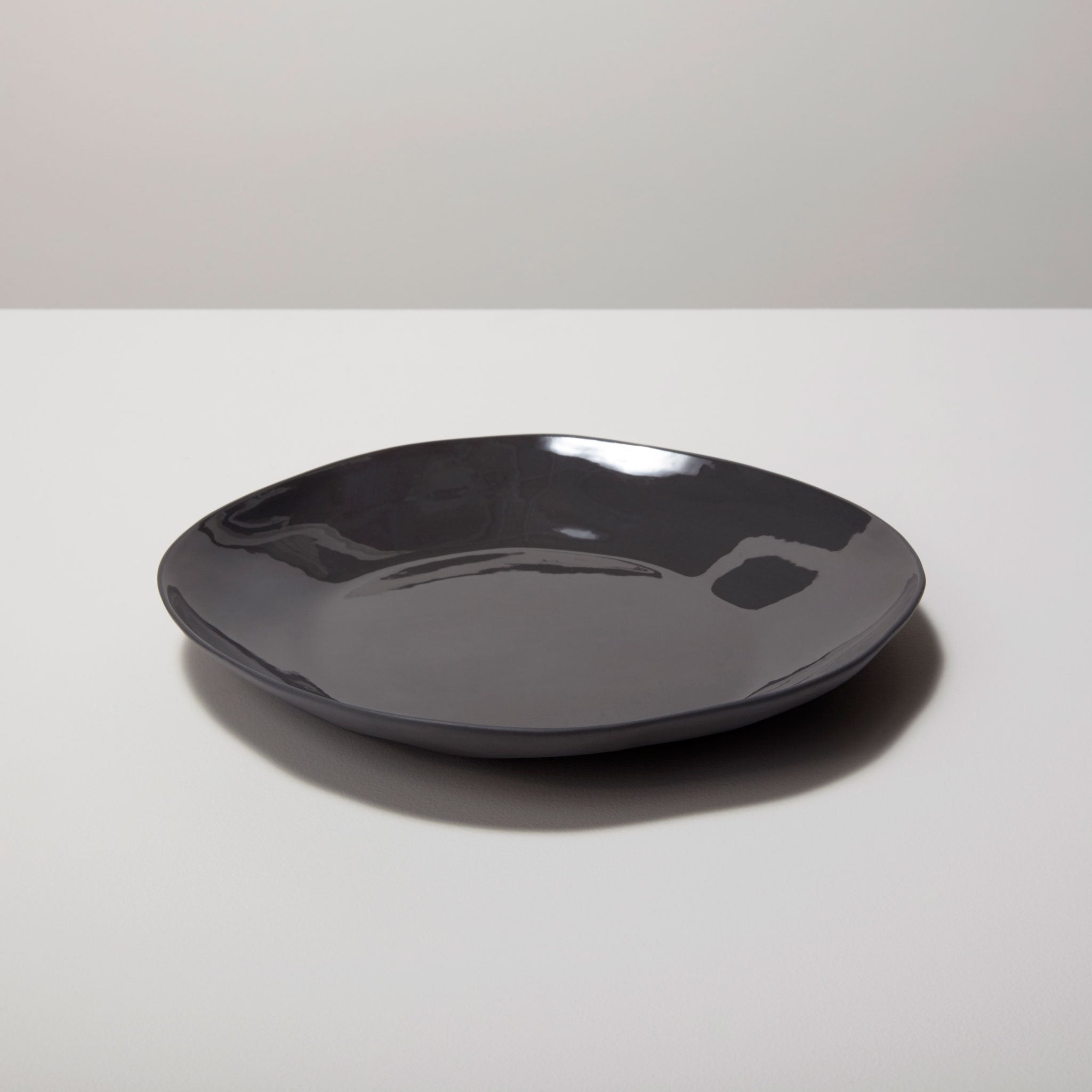 Tam Stoneware Side Plate, Slate, Set of 4