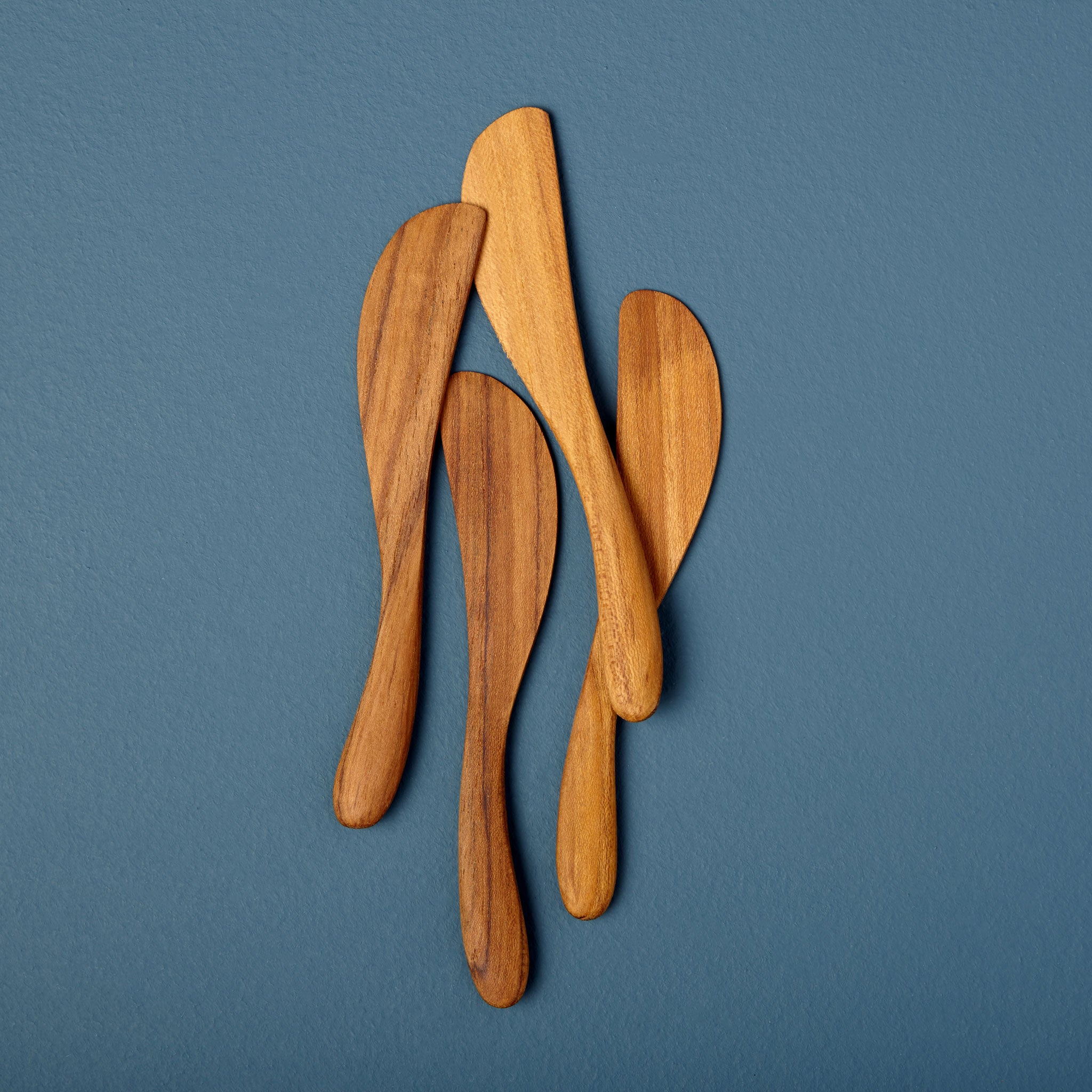 Iviss Teak Mini Spreaders, Set of 4