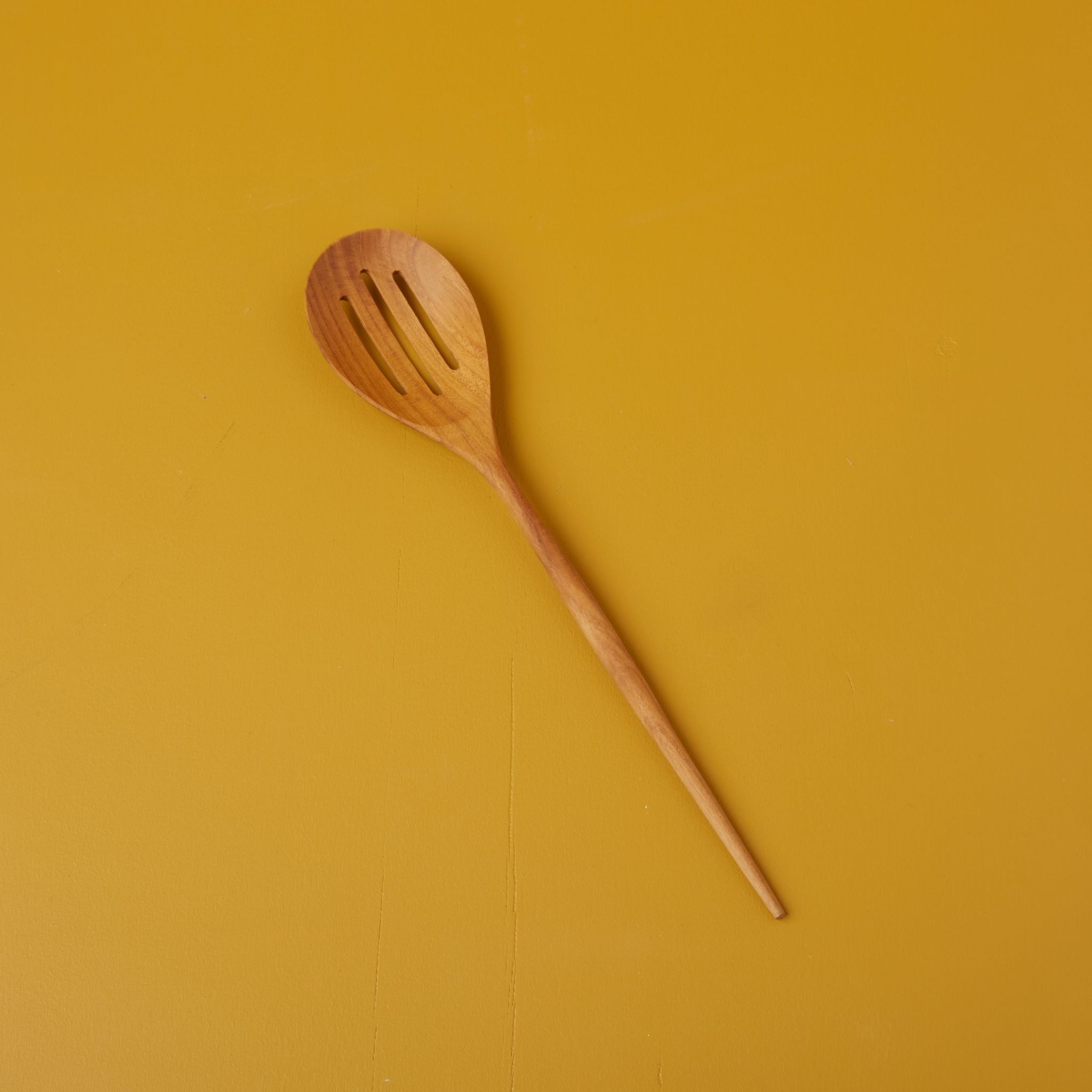 Padma Teak Slotted Spoon