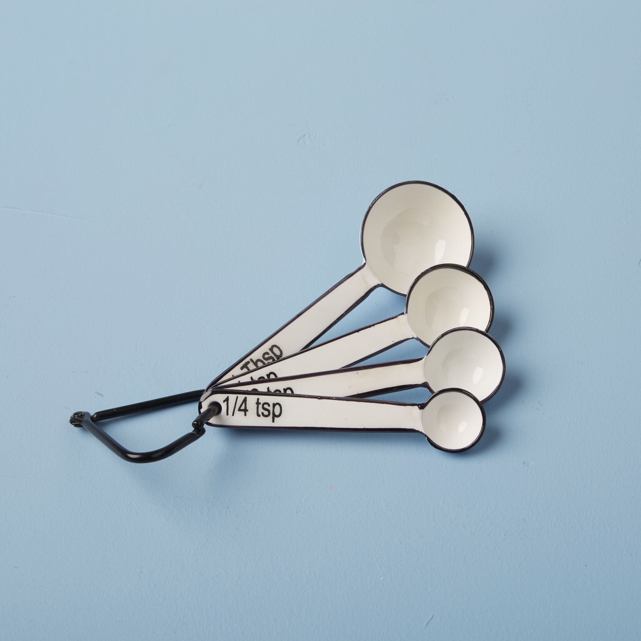 Measuring spoons, blue