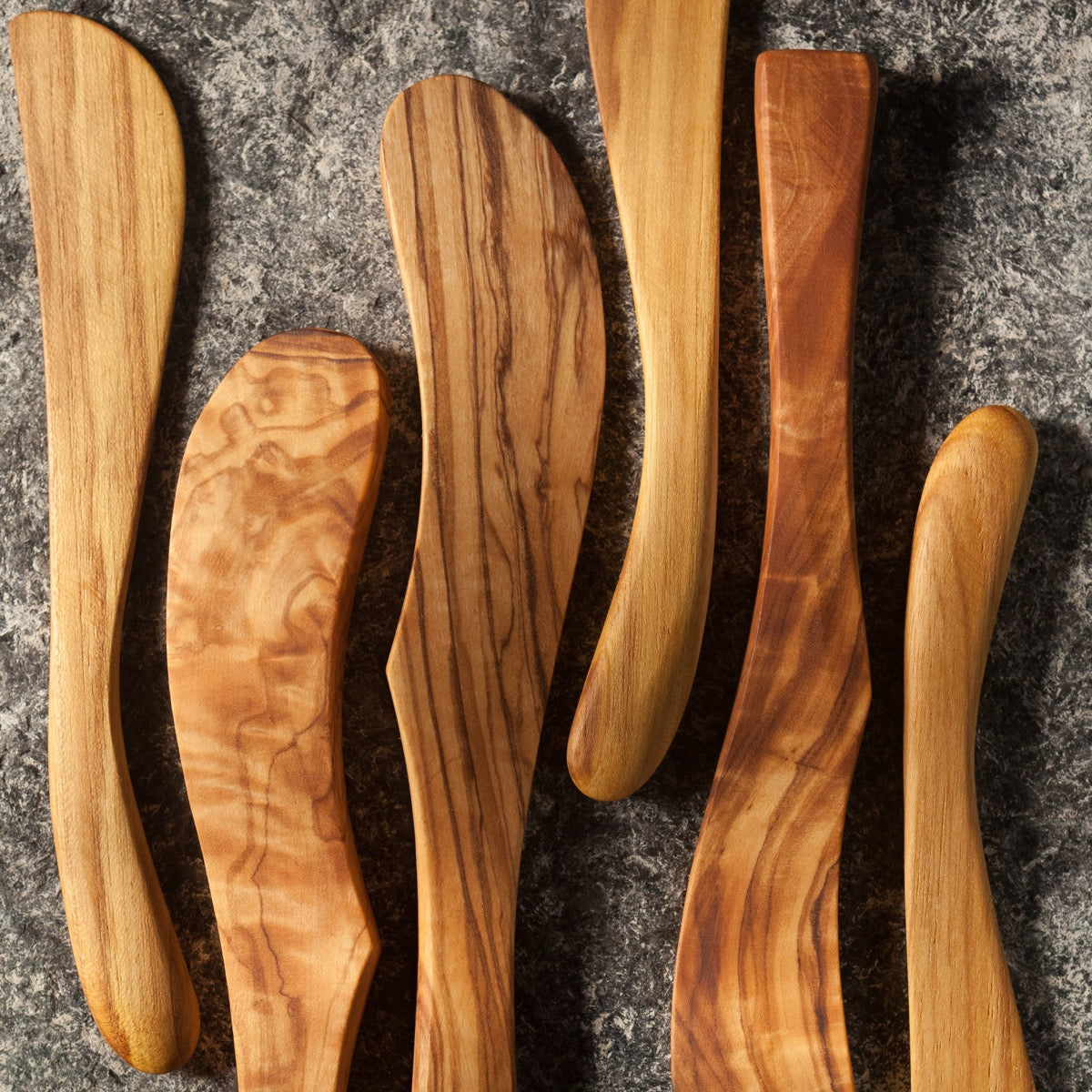 Iviss Teak Mini Spreaders, Set of 4