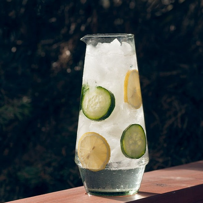 Premium Recycled Glass Carafe