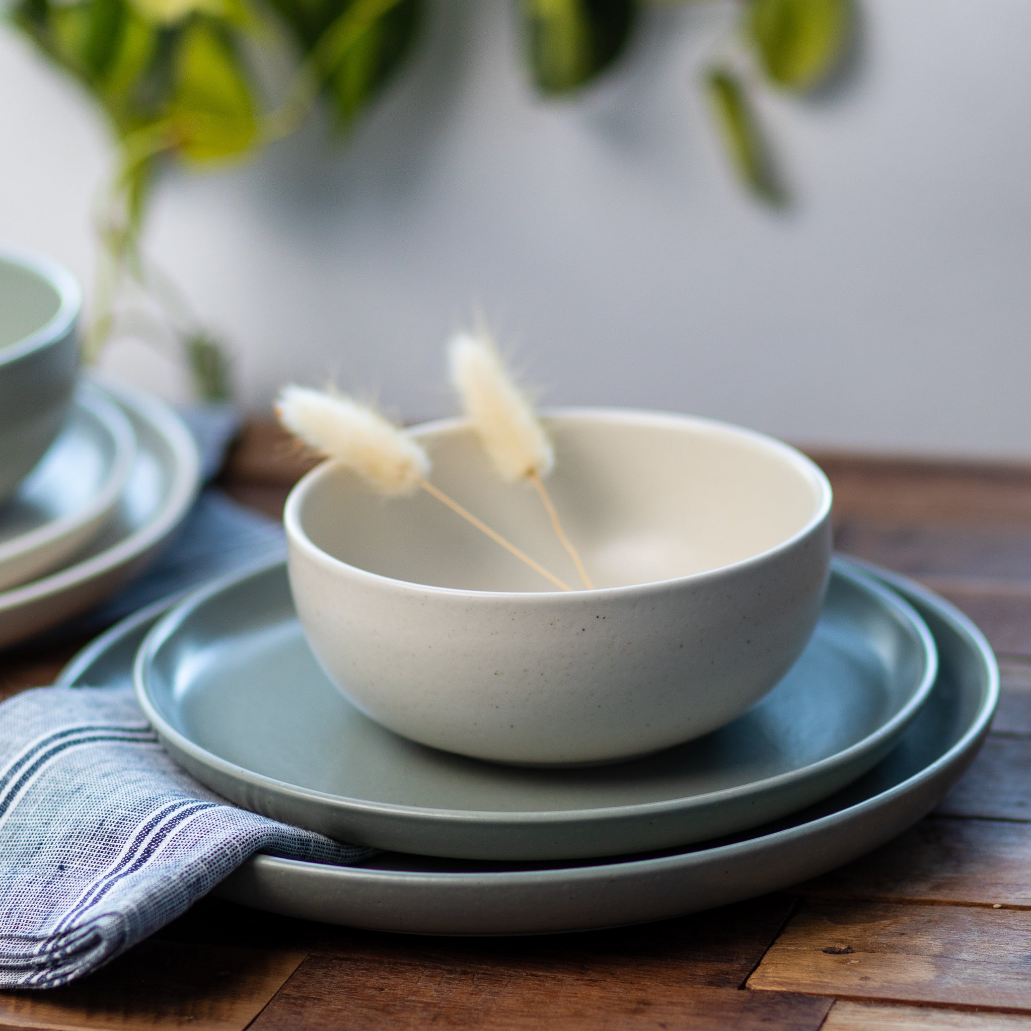 Pacifica Soup/Cereal Bowl, Vanilla, Set of 6