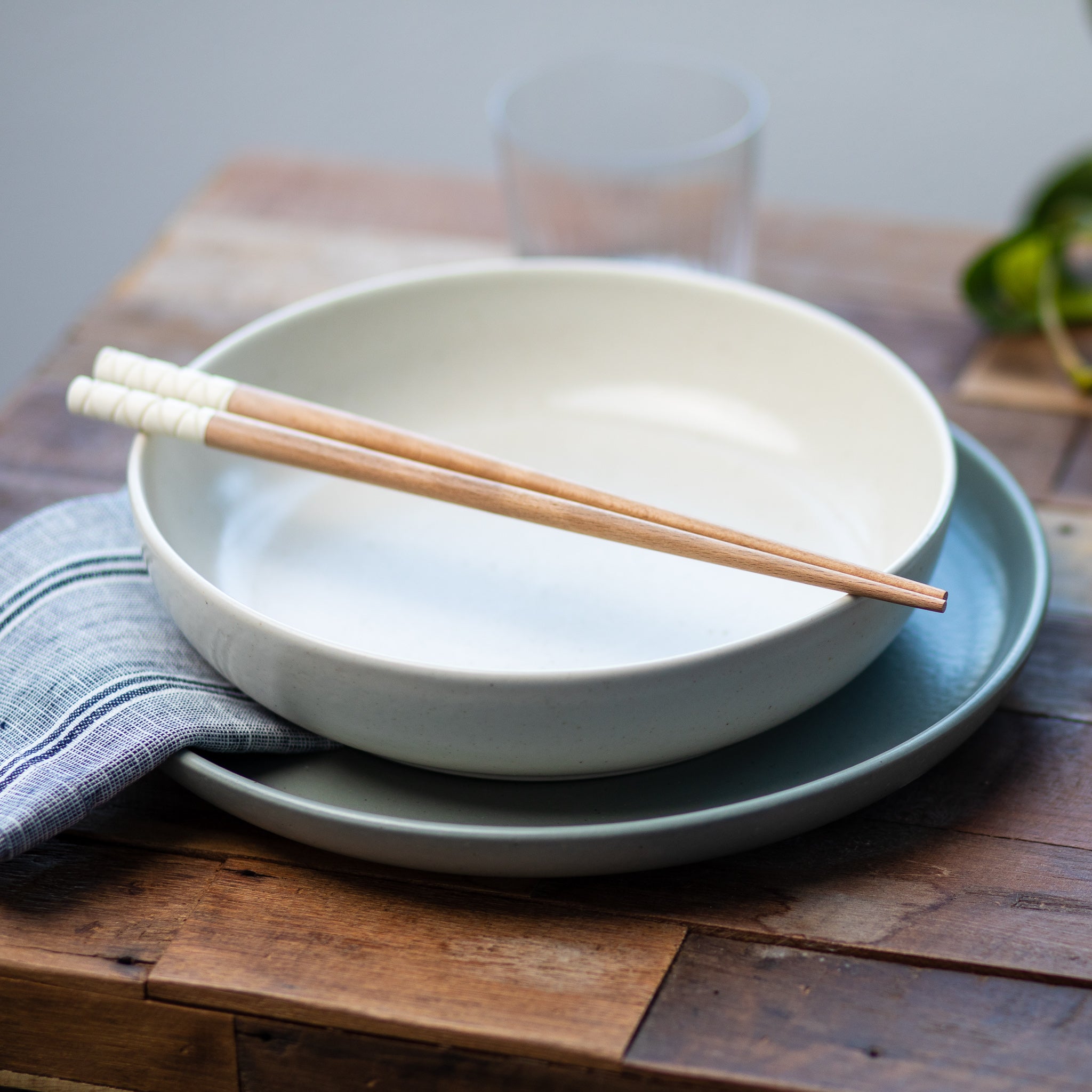 Pacifica Pasta Bowl, Vanilla, Set of 6