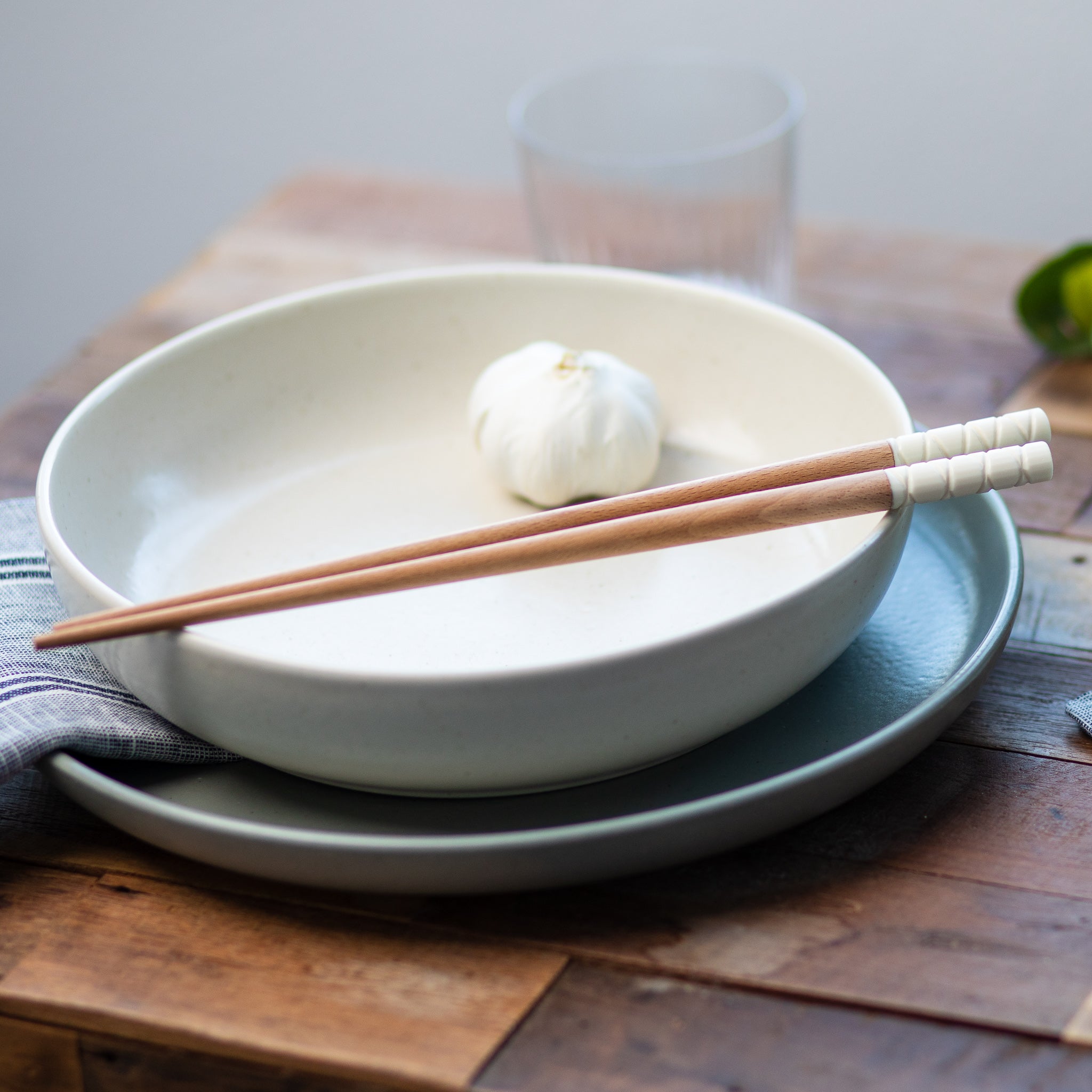 Pacifica Pasta Bowl, Vanilla, Set of 6