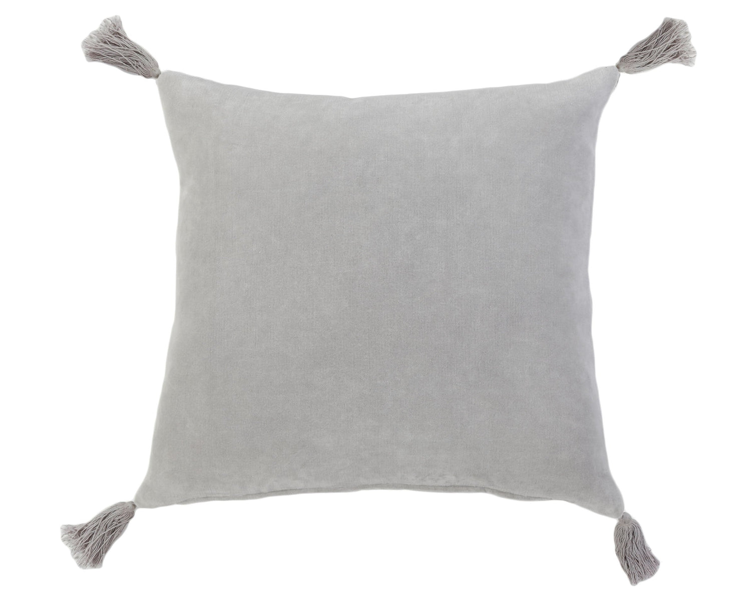 Bianca Square Pillow, Light Grey