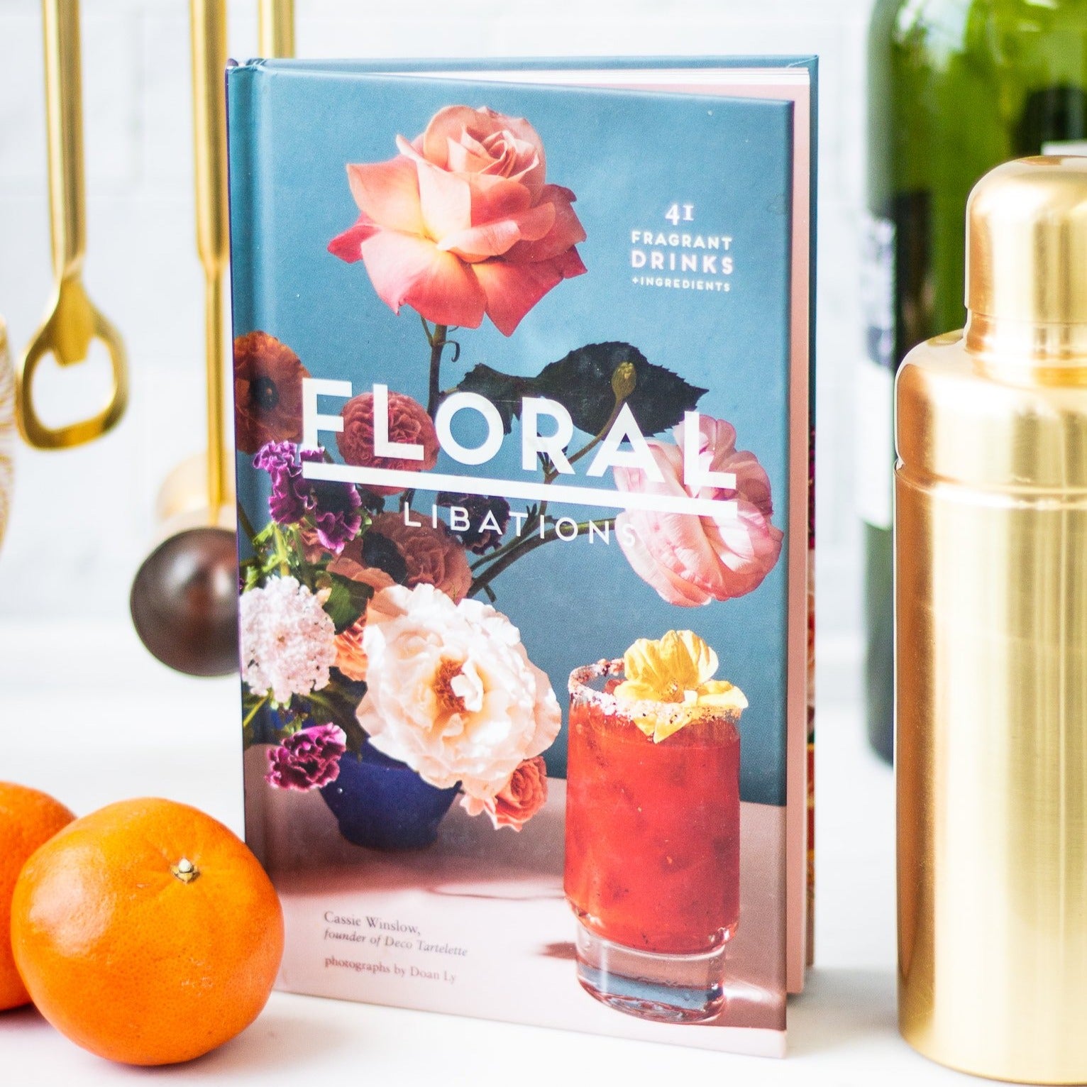 Floral Libations, 41 Fragrant Drinks & Ingredients by Cassie Winslow