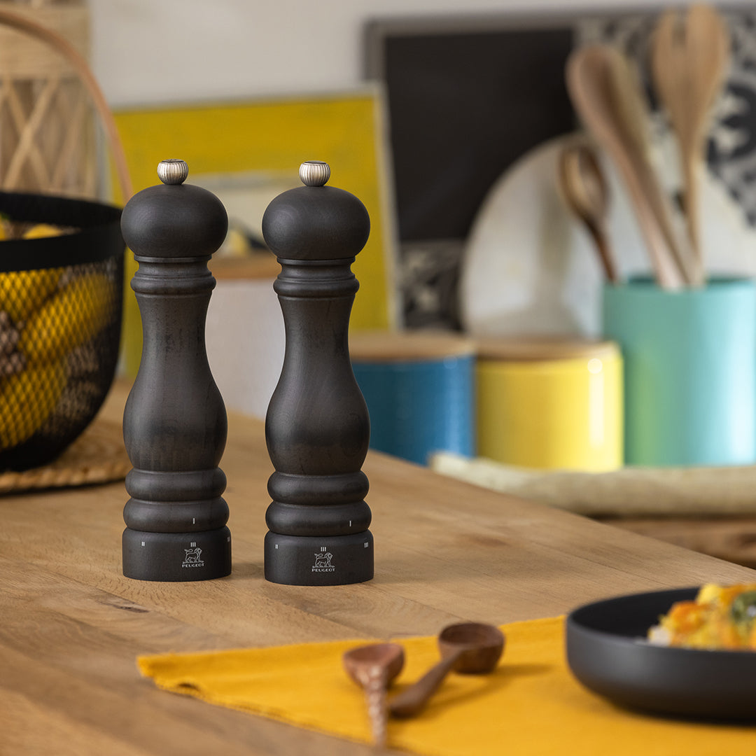Peugeot Graphite Wooden Salt Mill