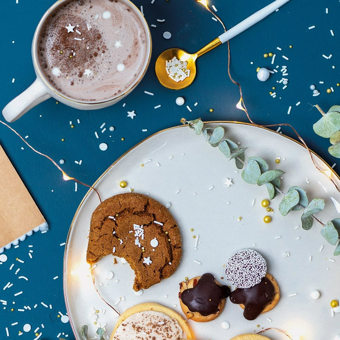 24k Gold Tam Stoneware Mug, Pearl, Set of 2