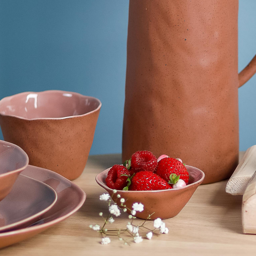 Terracotta sales dinnerware sets