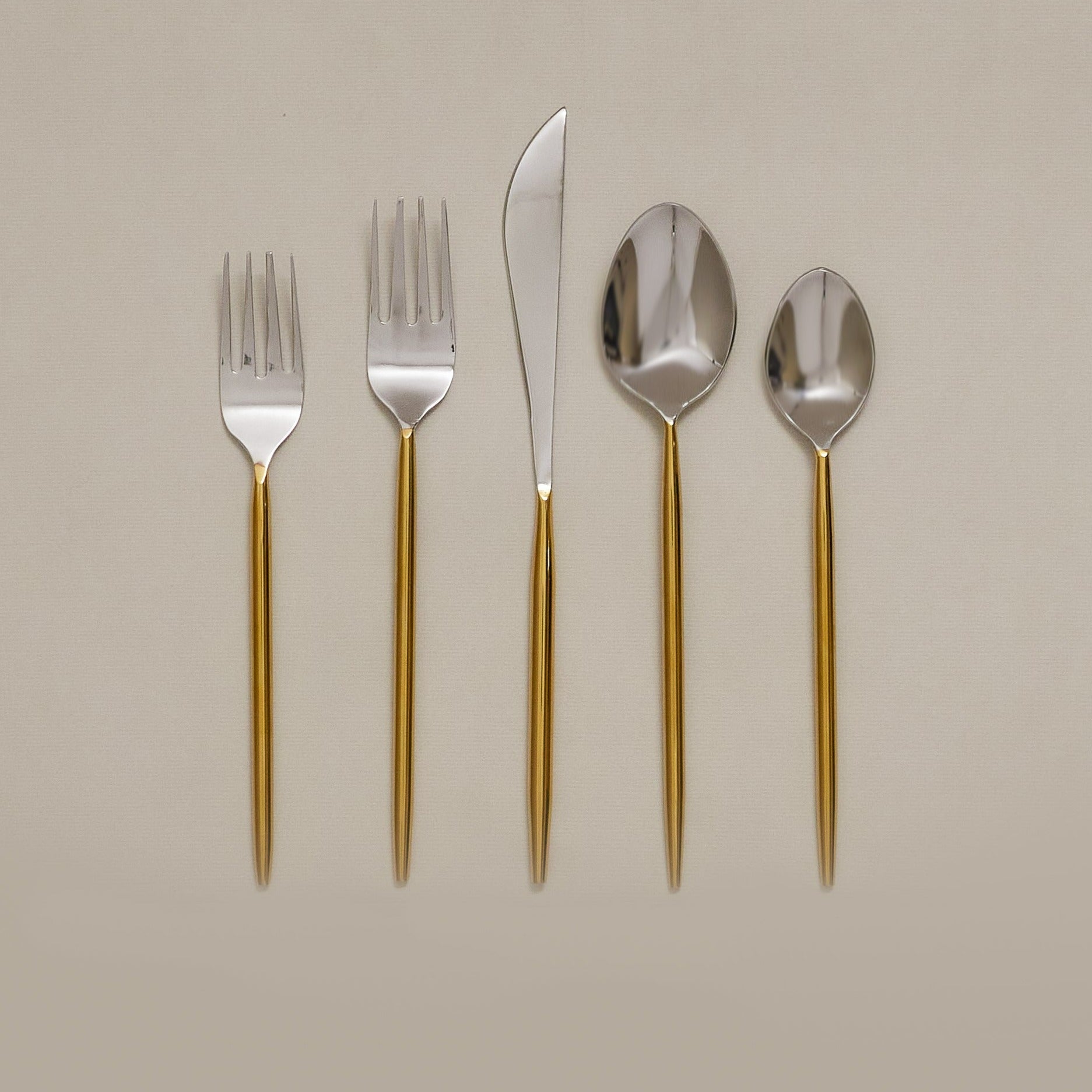 Sun and Moon Flatware, Set of 20