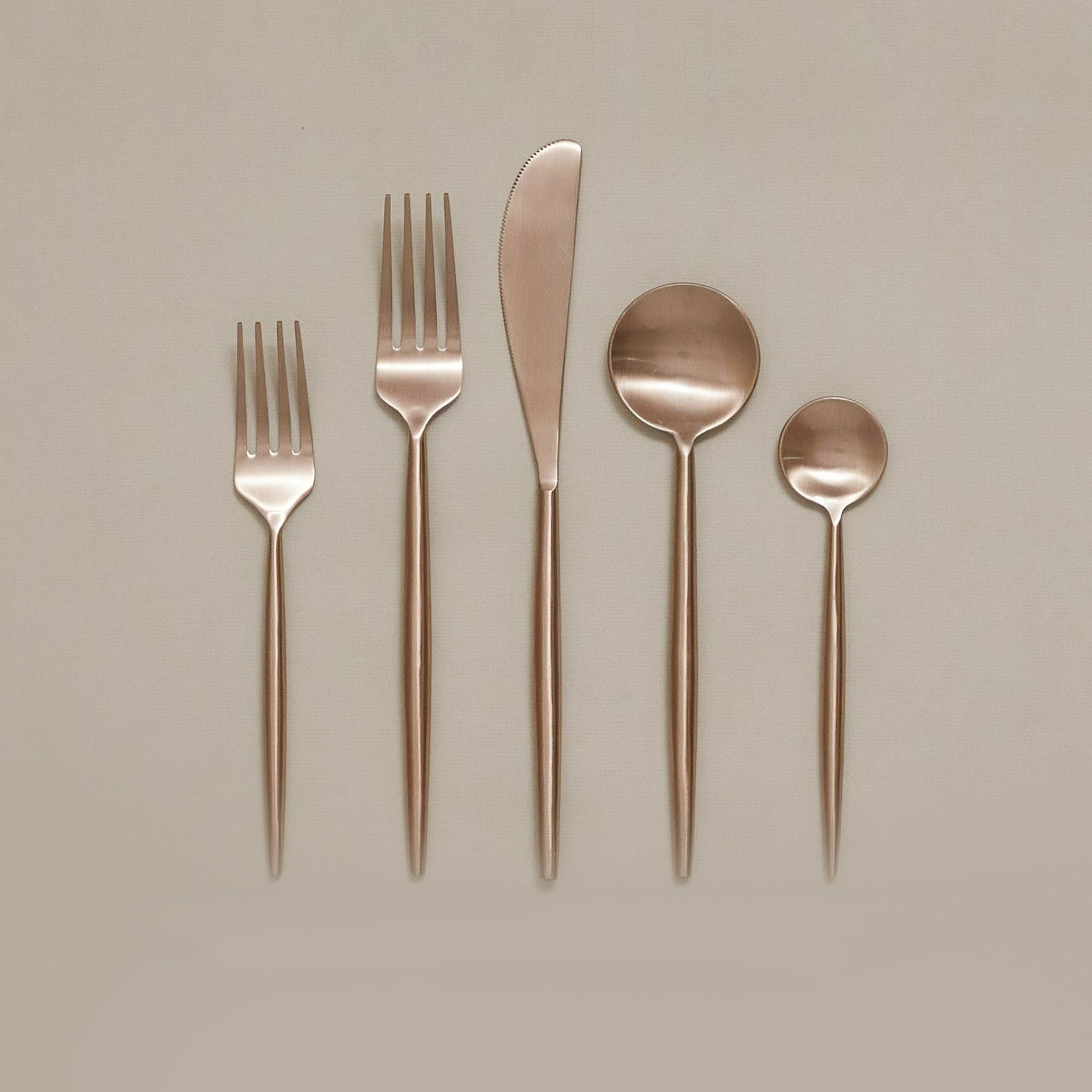 Rosé Flatware Set
