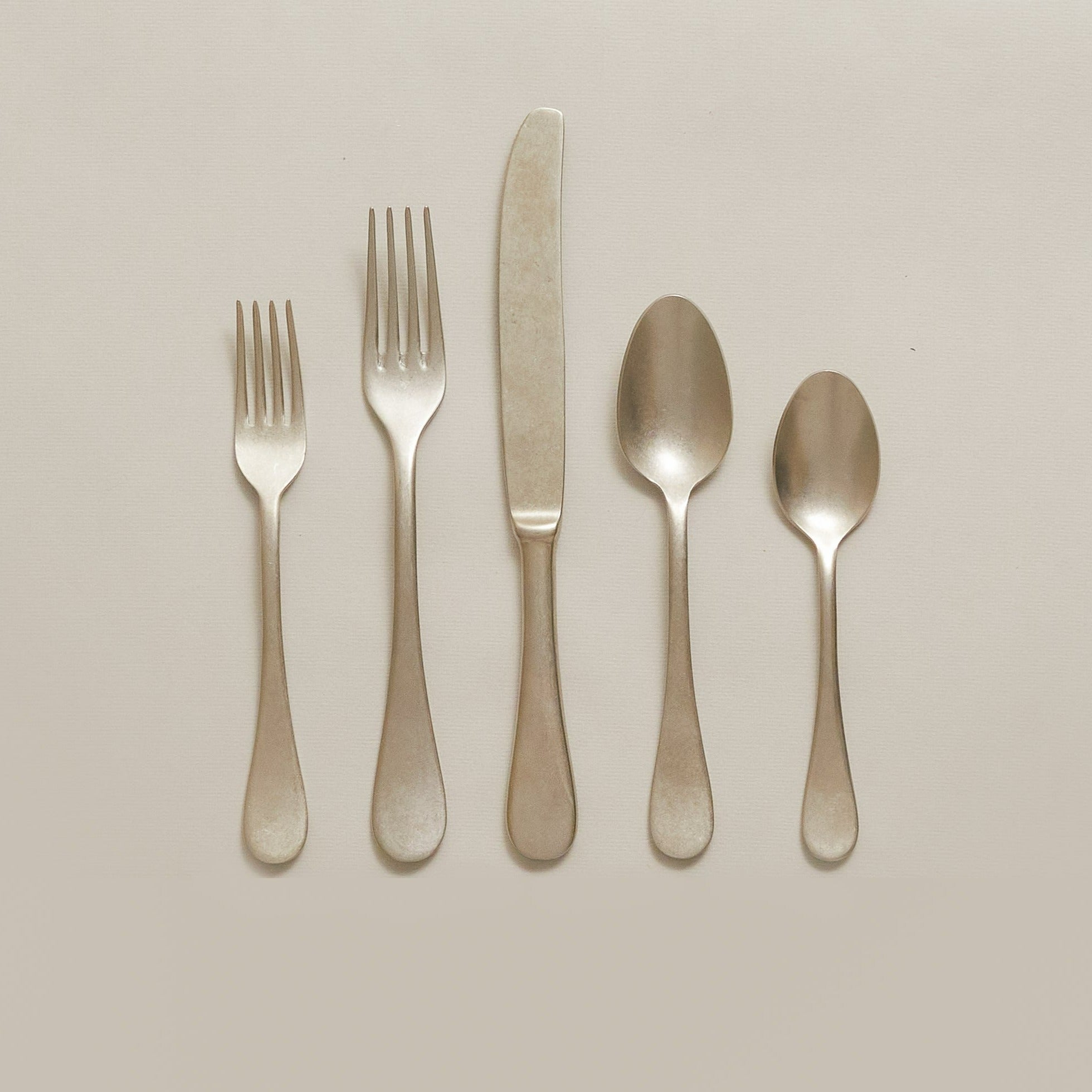 Vintage Champagne Flatware Set