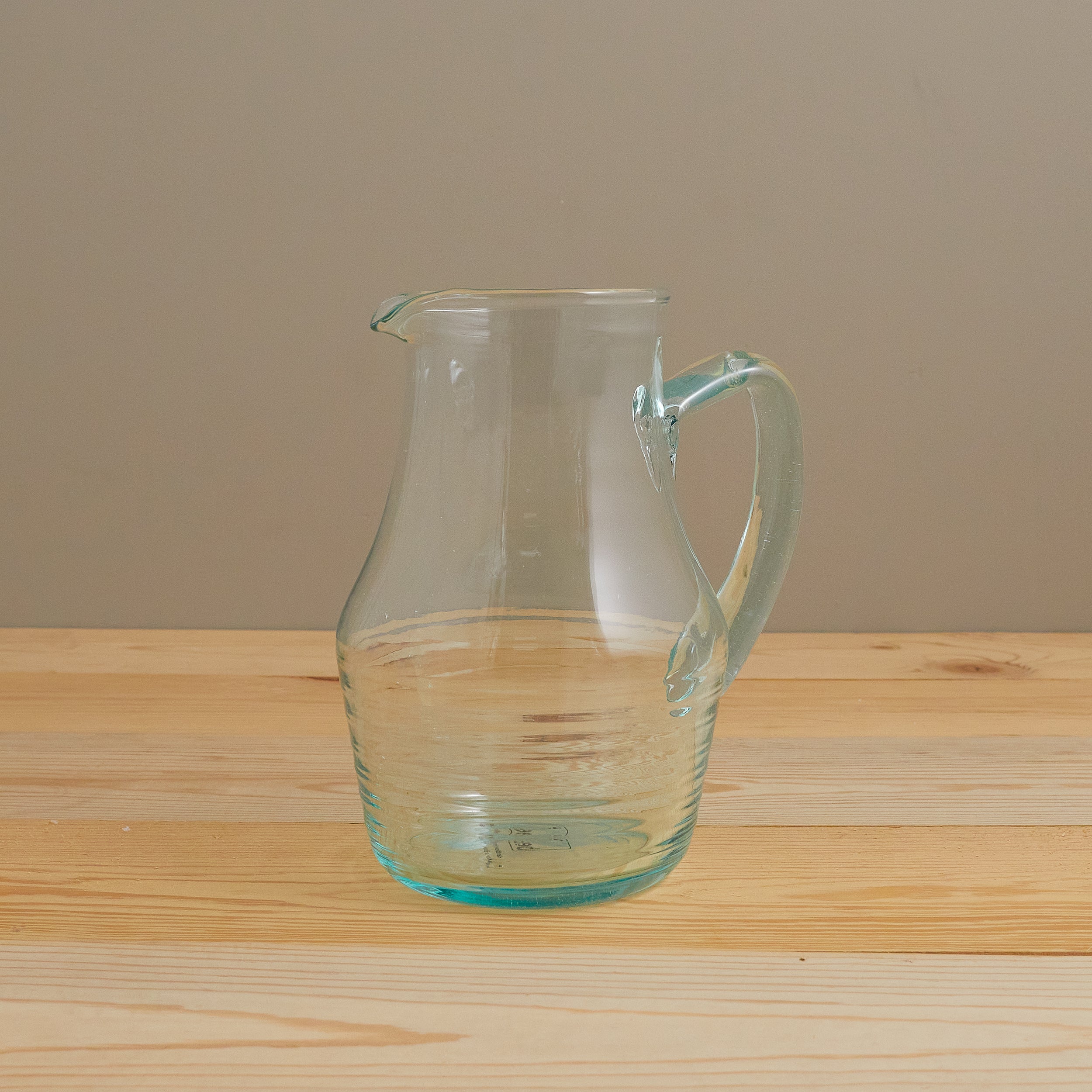 Premium Recycled Glass Modern Pitcher