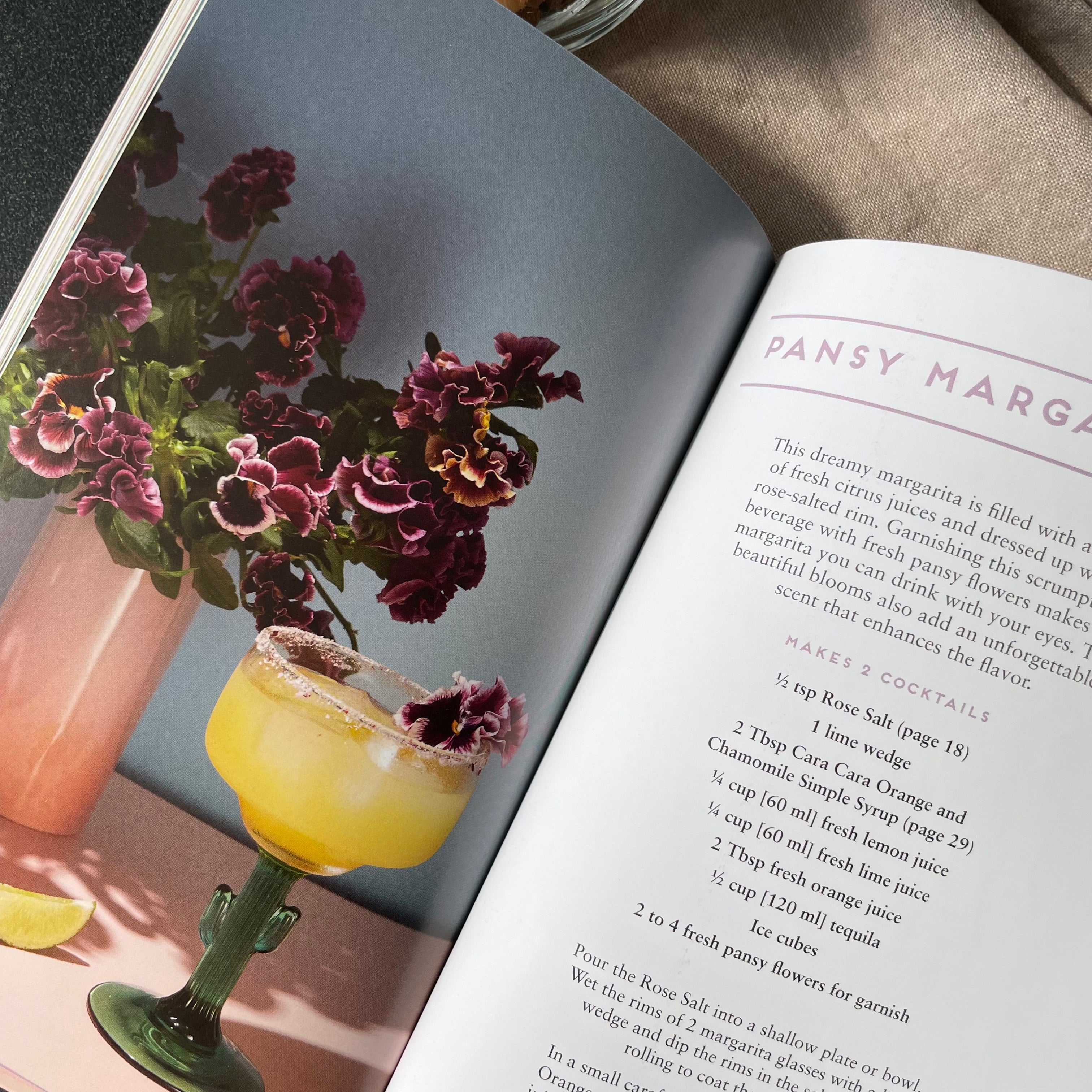 Floral Libations, 41 Fragrant Drinks & Ingredients by Cassie Winslow
