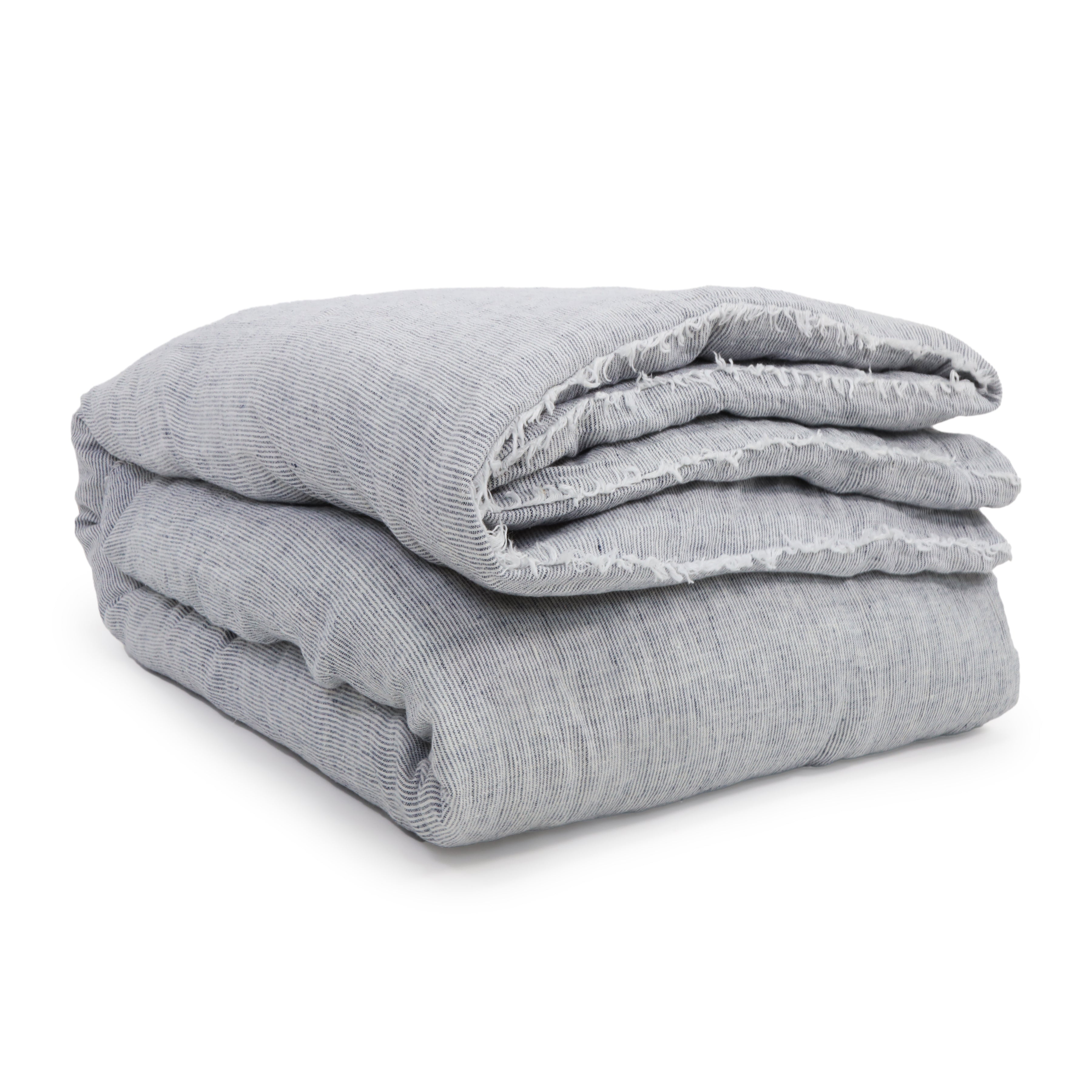 Logan Queen Duvet, Navy