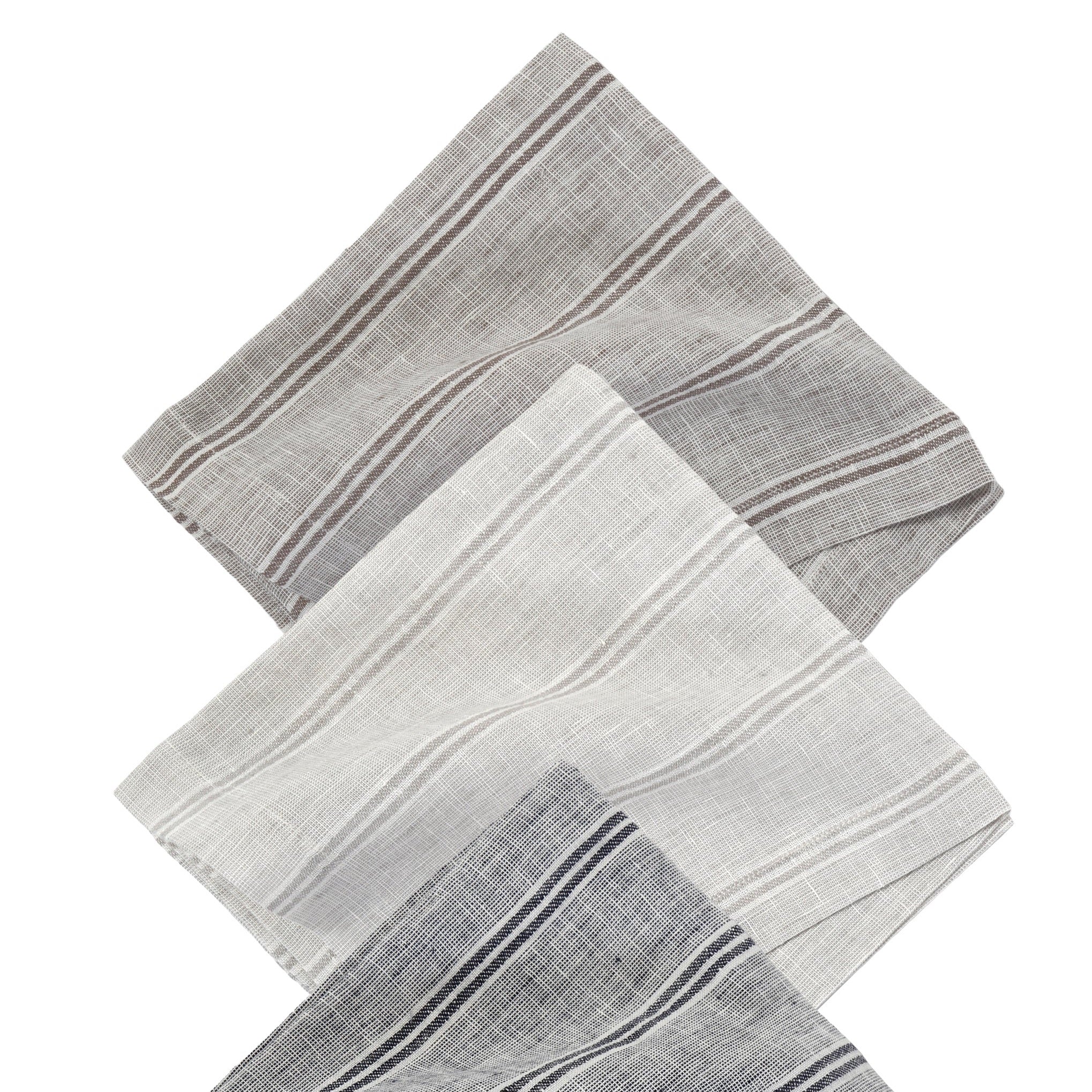 Mendocino Napkins, Stone, Set of 4