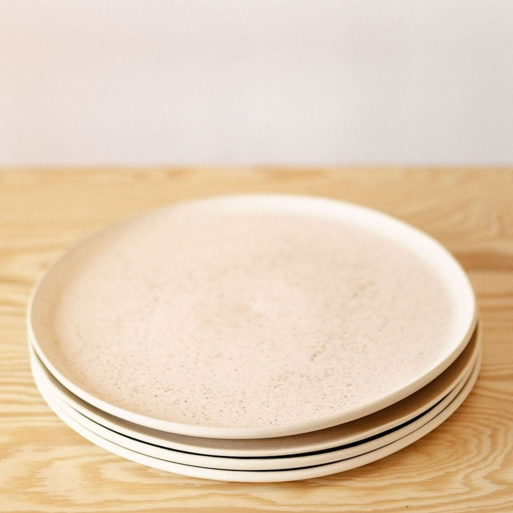 Treves Dinner Plate, Speckled Nude, Set of 4