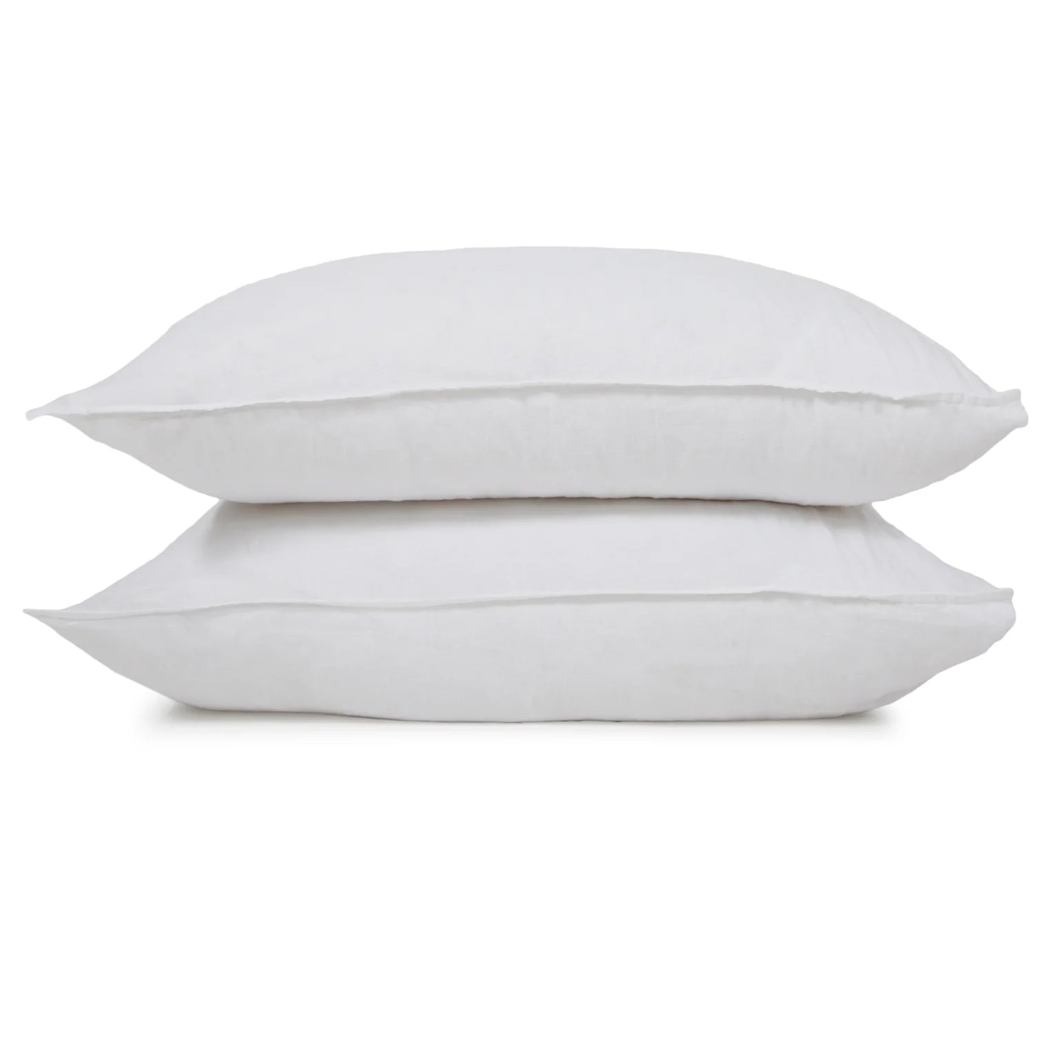 Parker Linen Queen Duvet Set, White