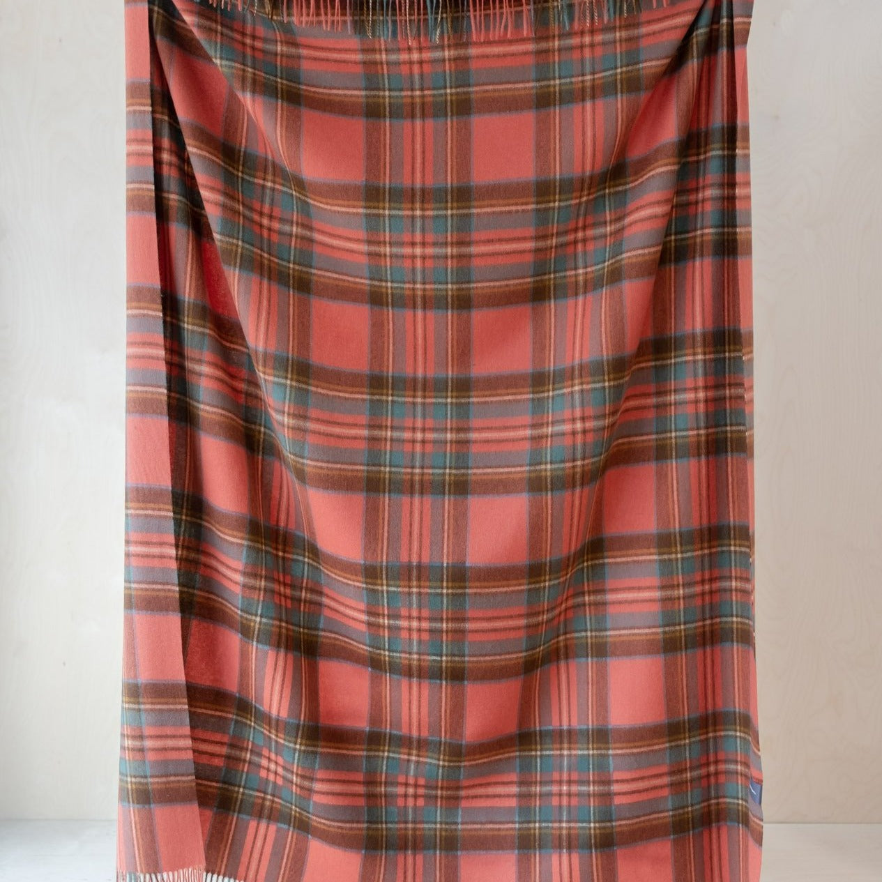 Lambswool Blanket in Stewart Royal Antique Tartan