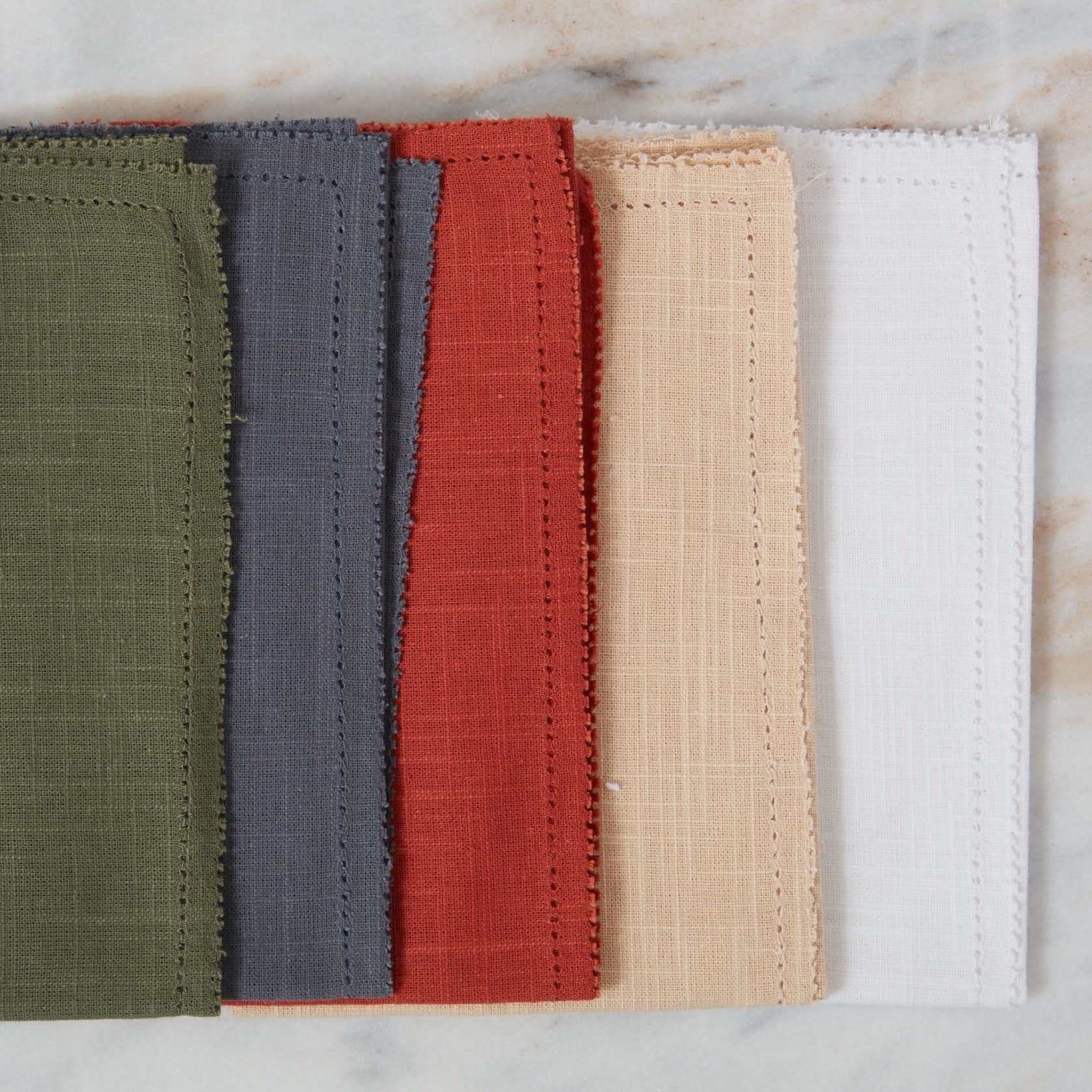 Hudson Napkins, Set of 4, Olive