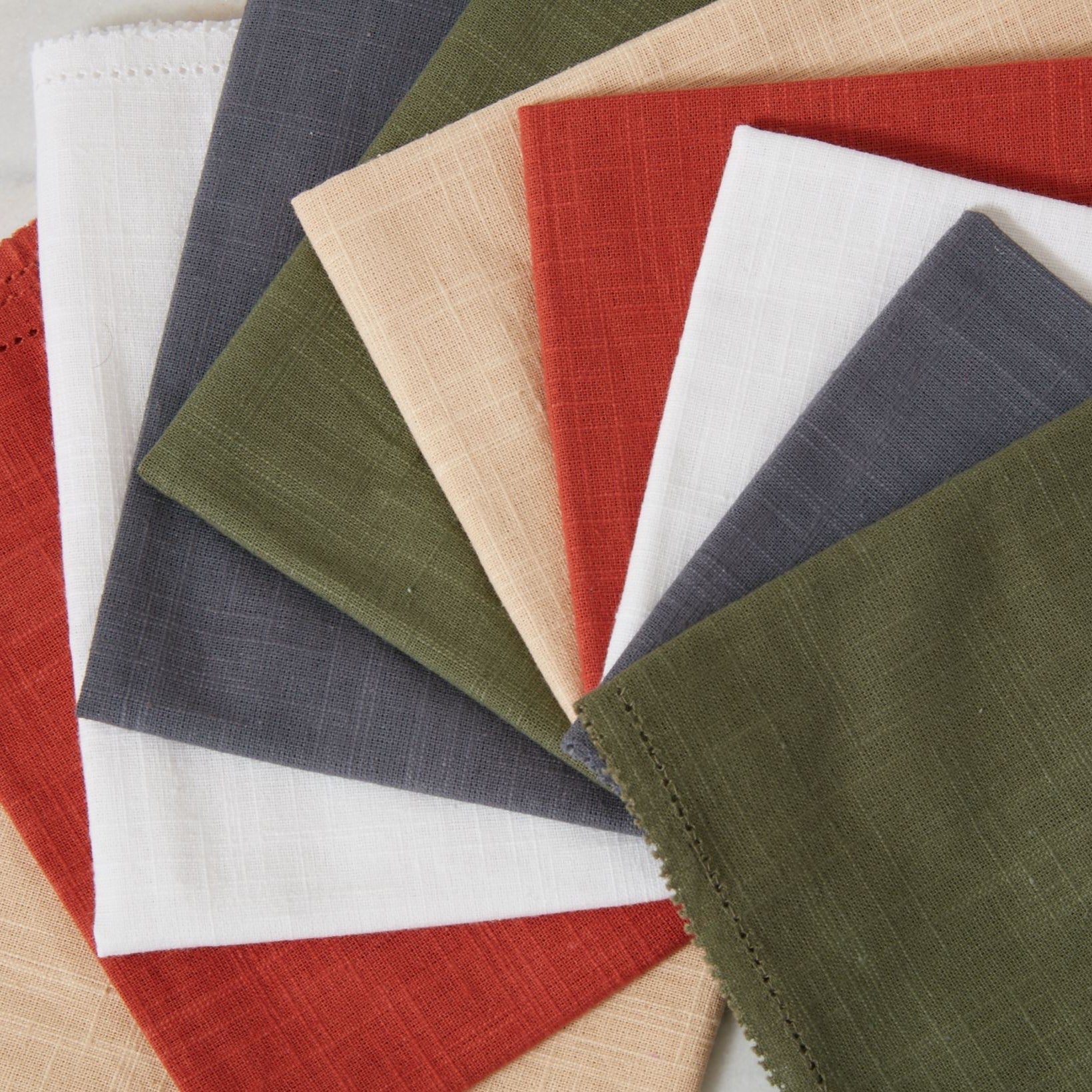Hudson Napkins, Set of 4, Olive
