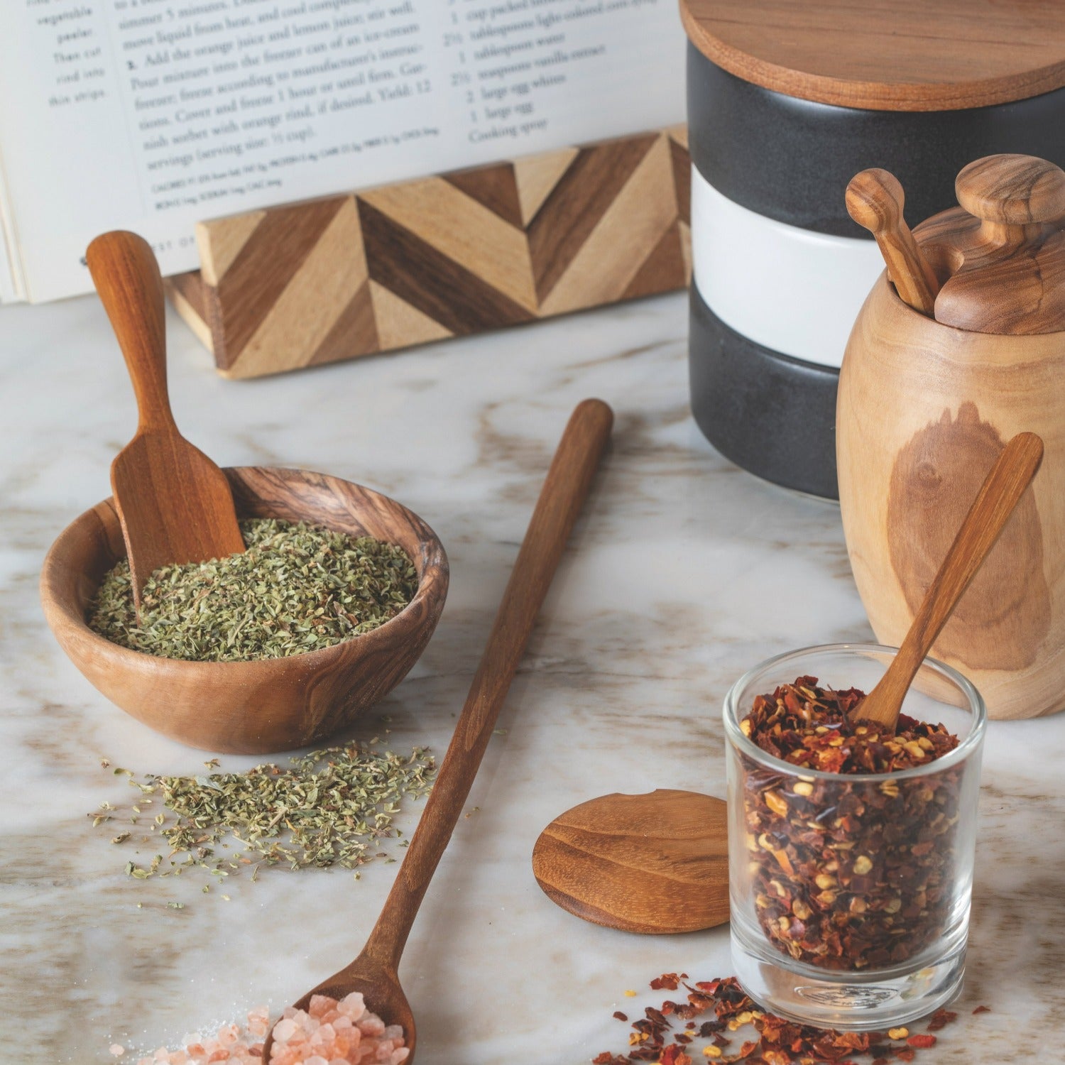 Olive Wood Pinch Bowl