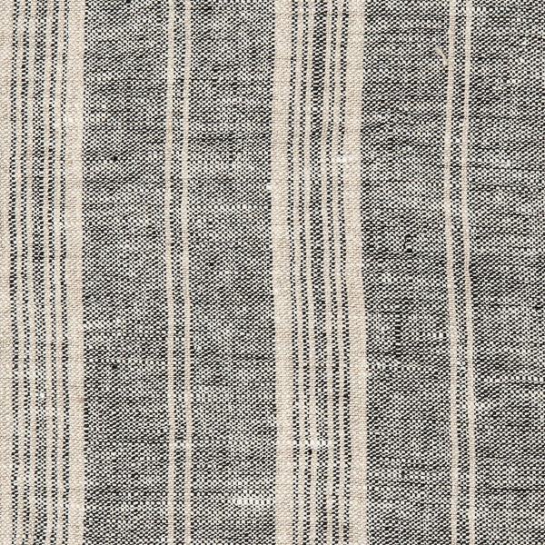 Multistripe Apron, Black and Natural