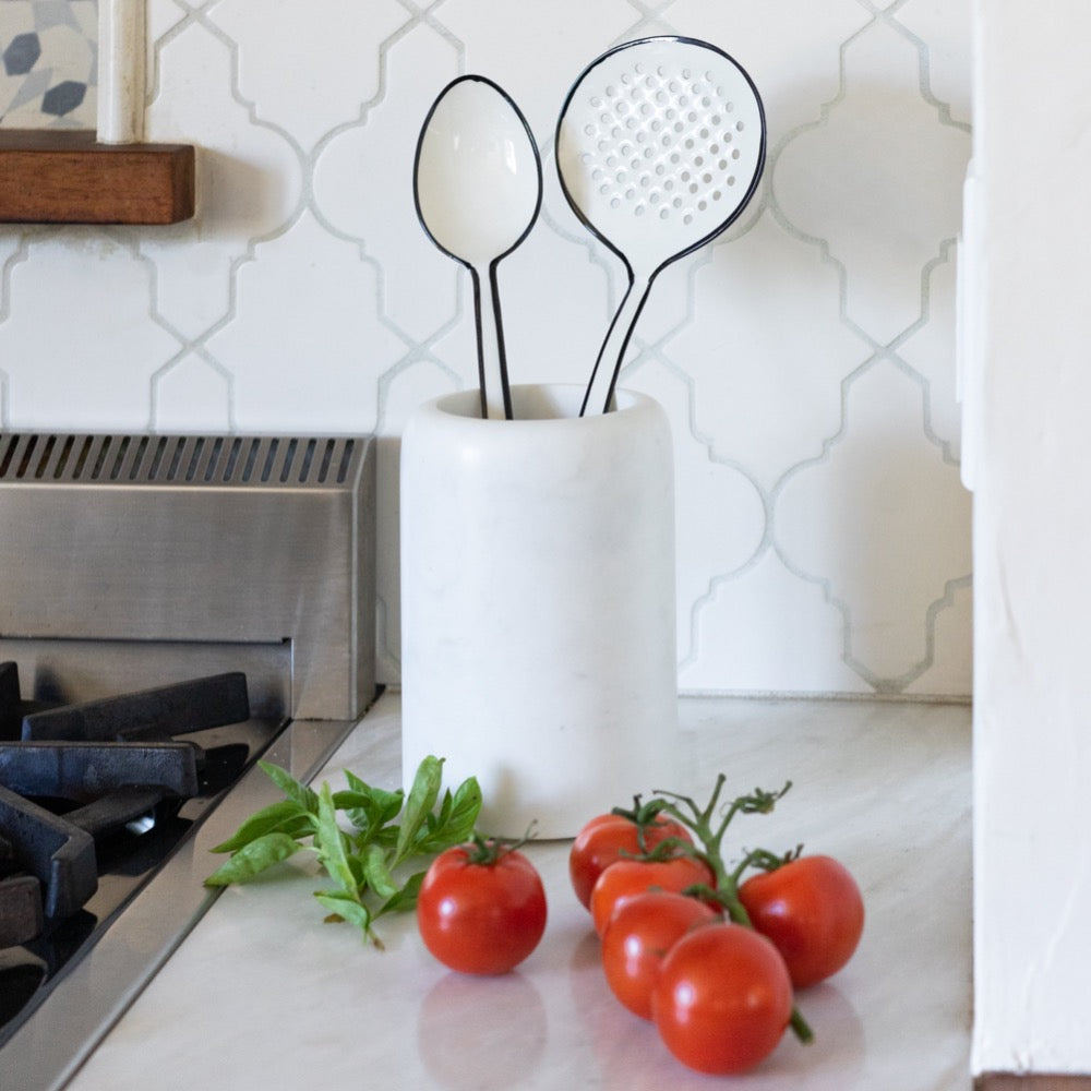 Harlow Mixing Spoon, White