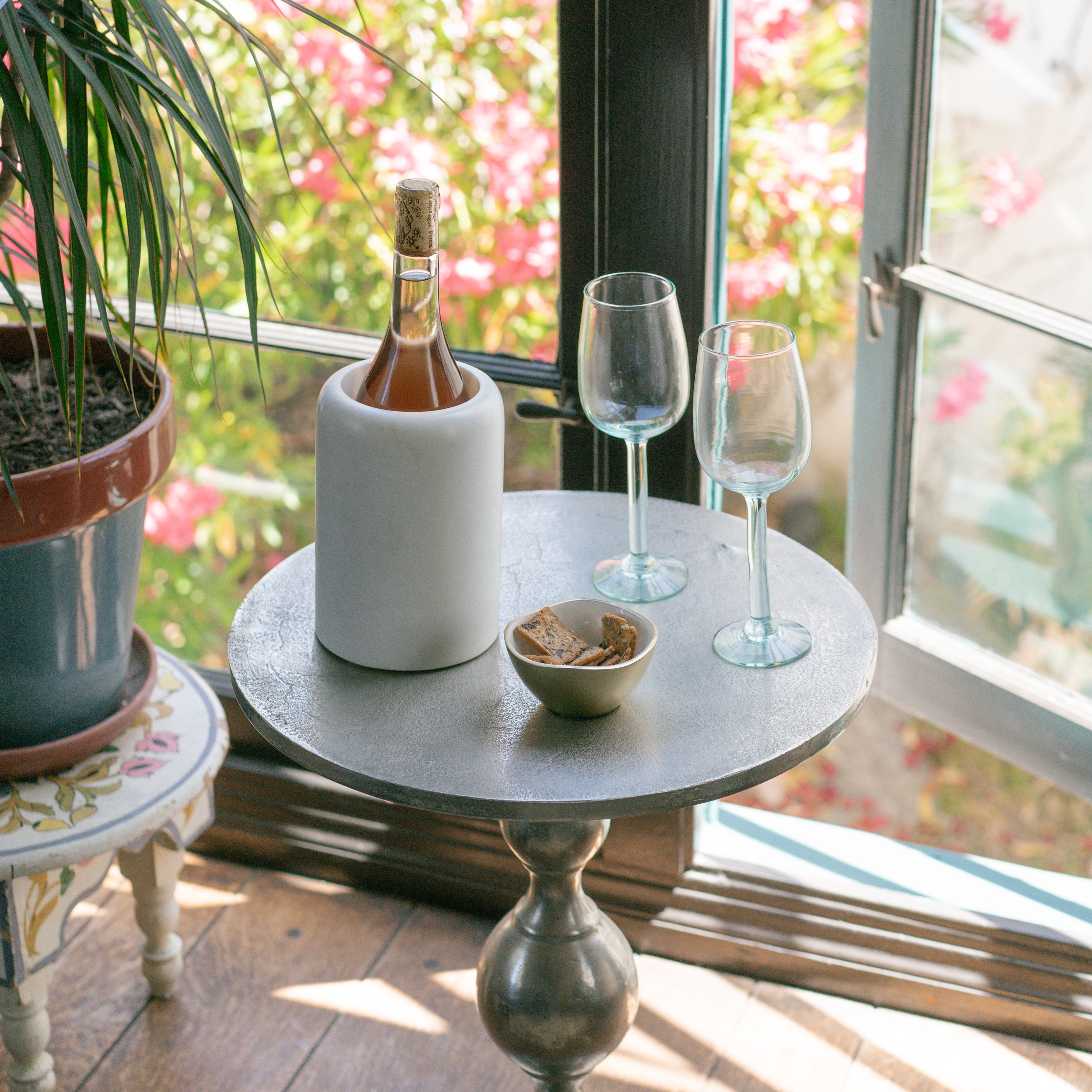 White Marble Wine Chiller