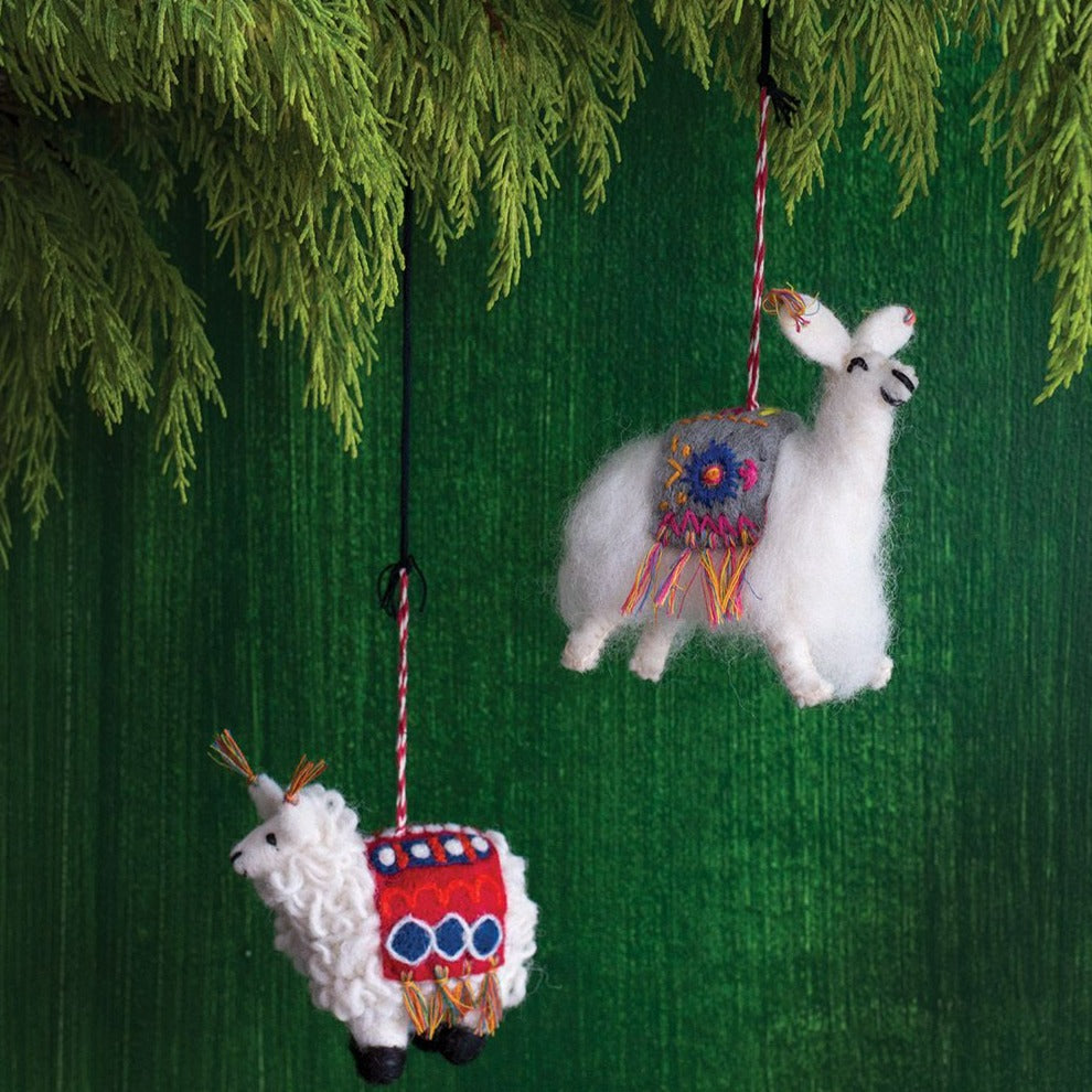 Farm Friends Llama Ornament
