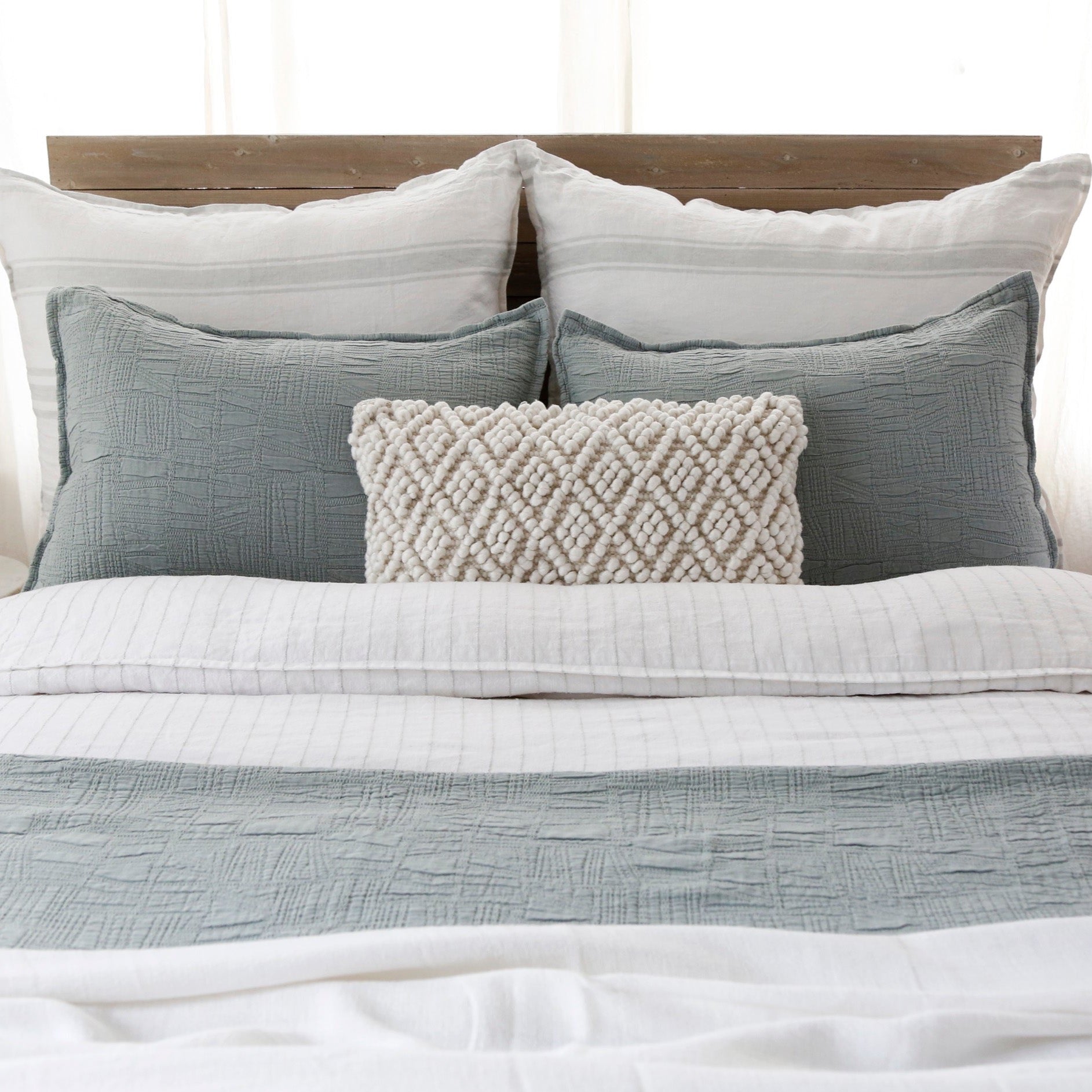 Harbour Queen Matelasse, Sea Glass