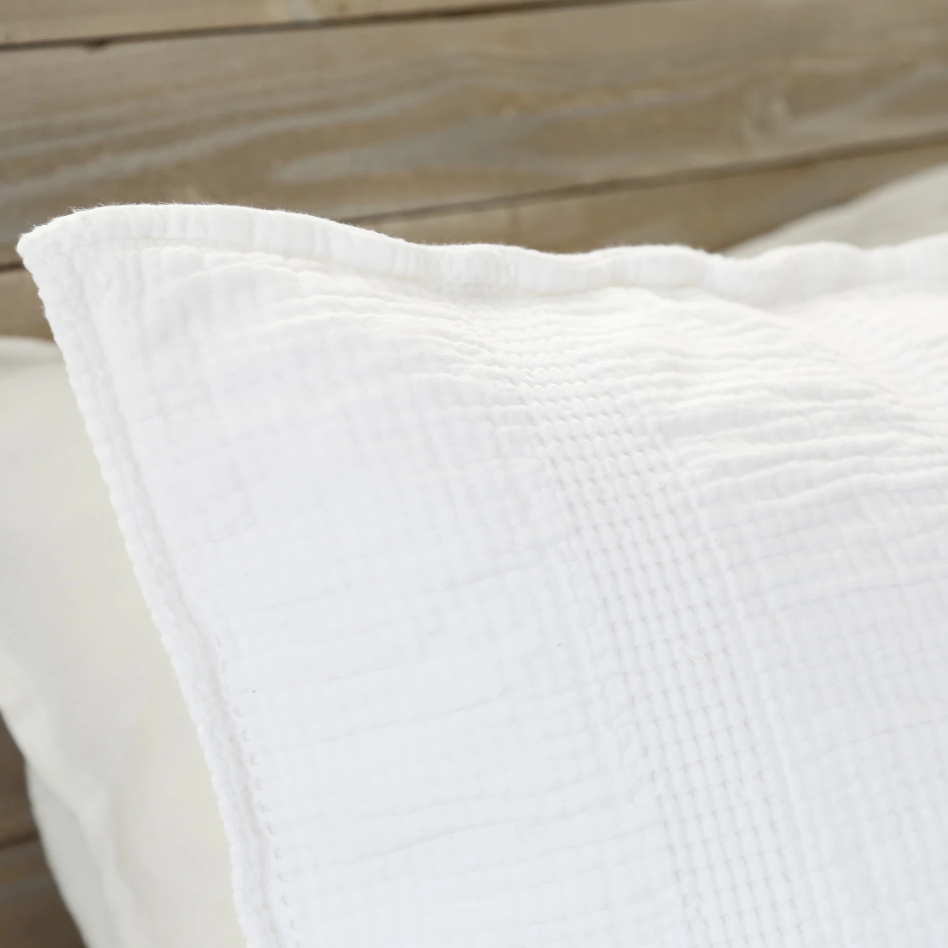 Nantucket King Sham, White