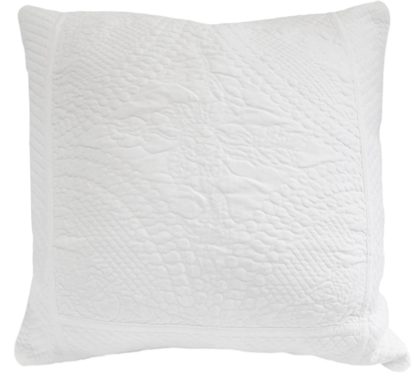 Marseille Large Euro Sham, White